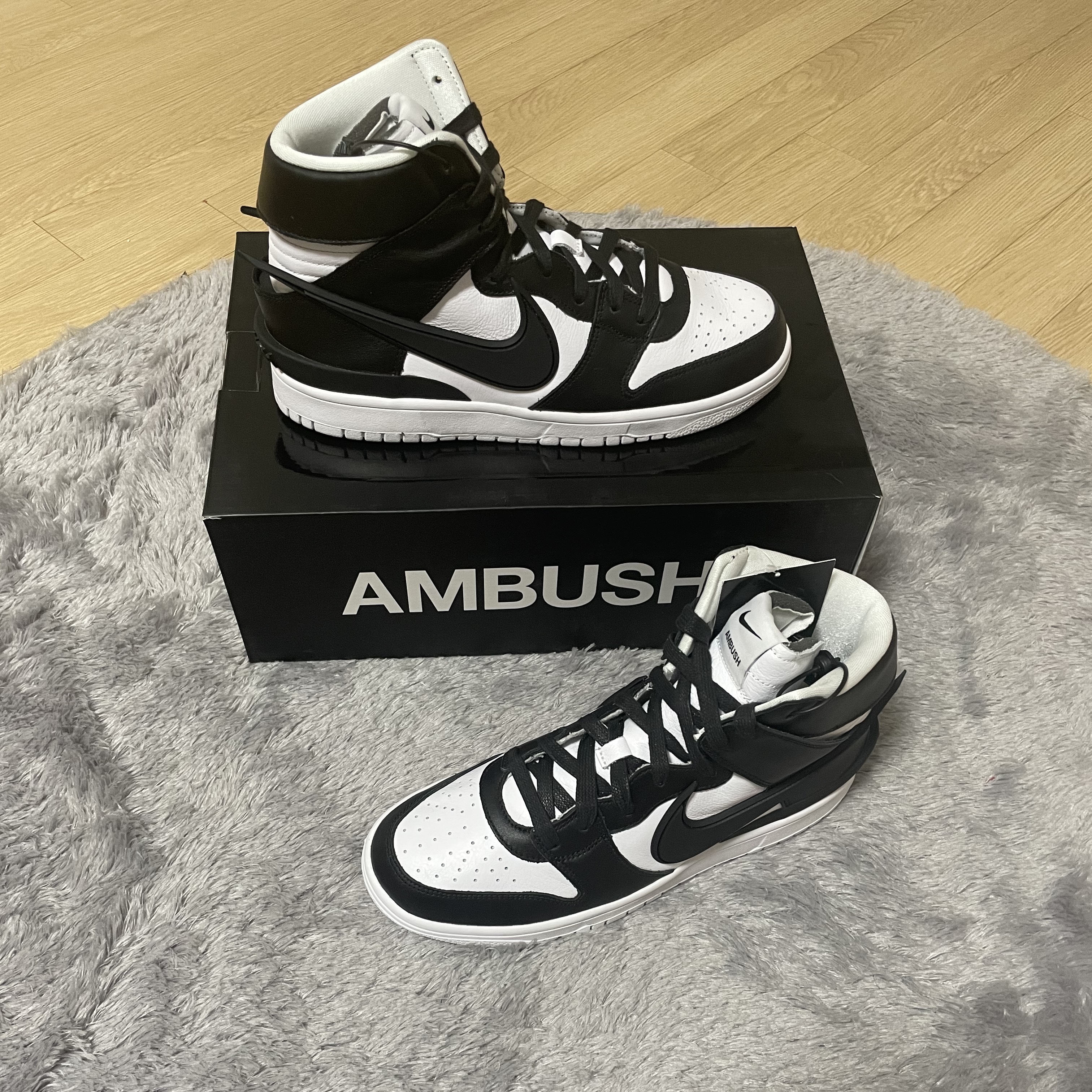Nike x Ambush Dunk High Black 착용 스타일