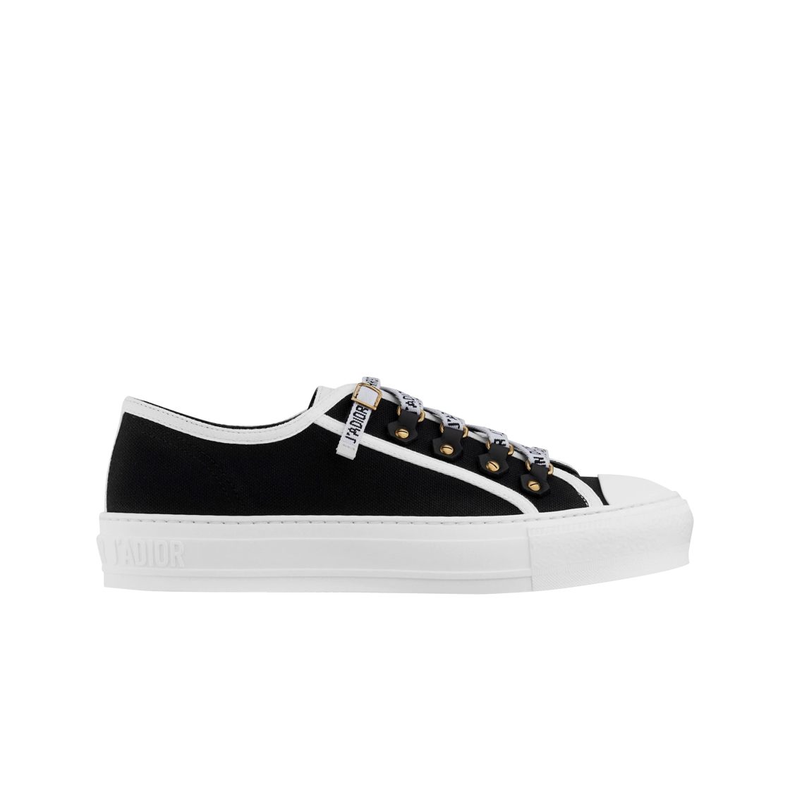 (W) 디올 워크앤디올 스니커즈 캔버스 블랙((W) Dior Walk'N'Dior Sneakers Canvas Black)
