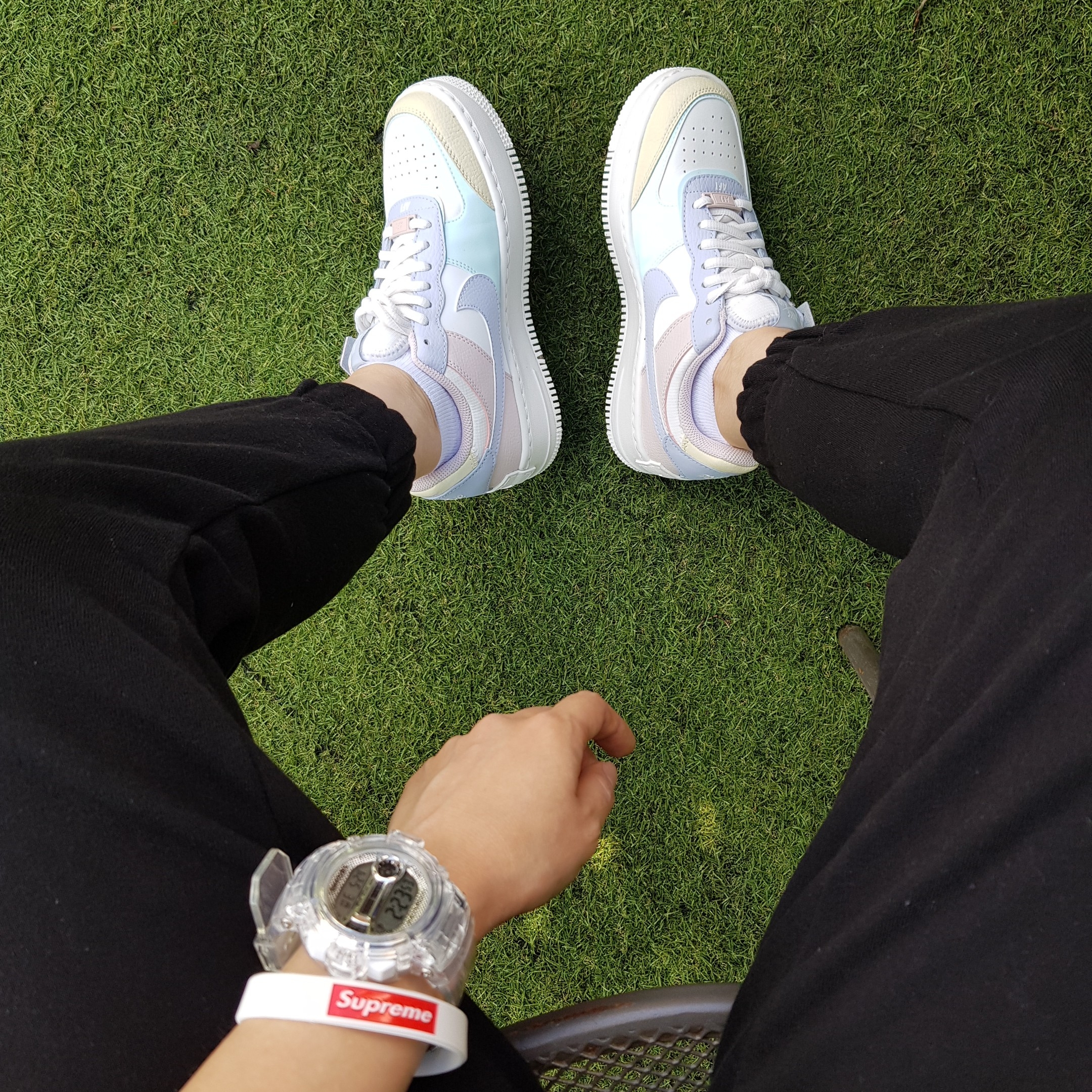 (W) Nike Air Force 1 Shadow Pastel 착용 스타일