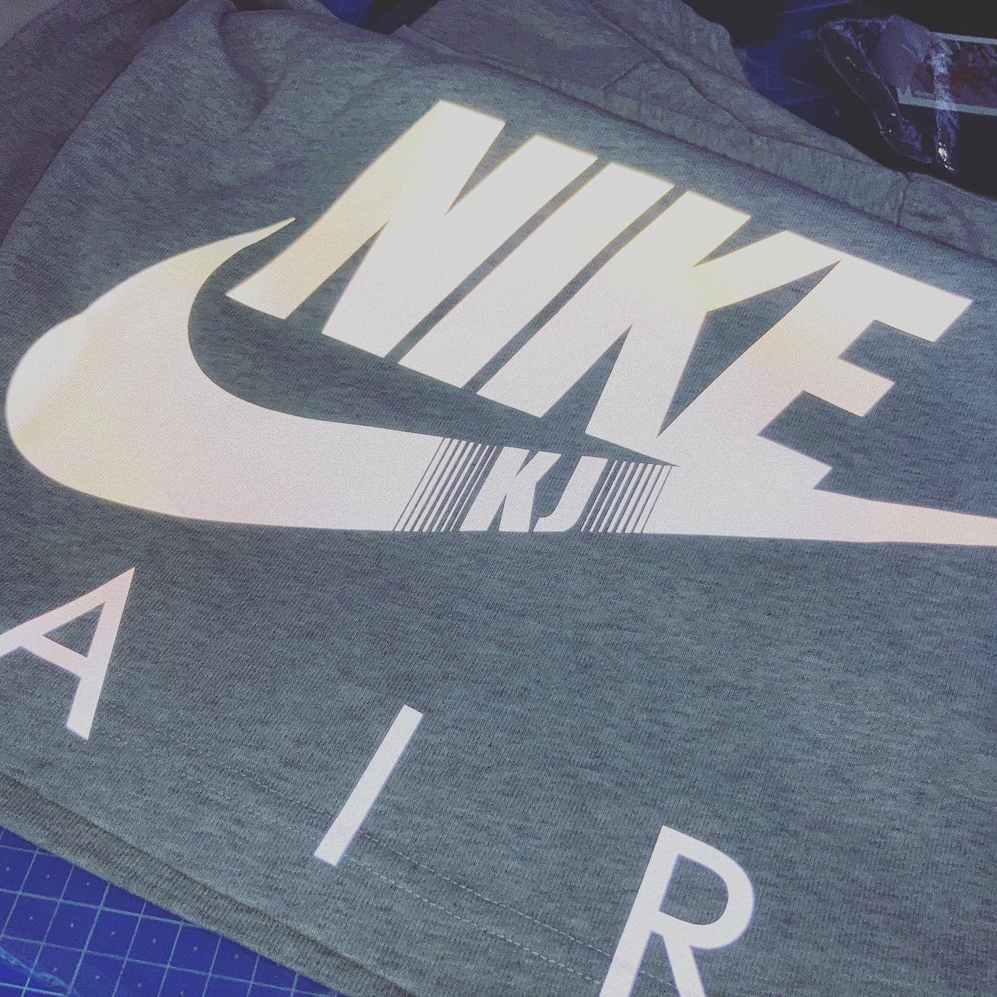Nike x Kim Jones Oversized T-Shirt Grey Heather - Asia 착용 스타일 - 3