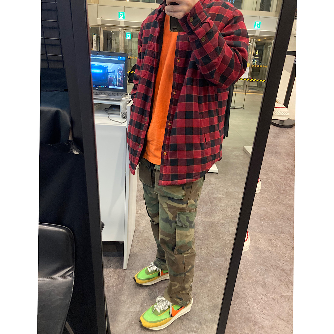 Nike x Sacai LDWaffle Green Multi 착용 스타일