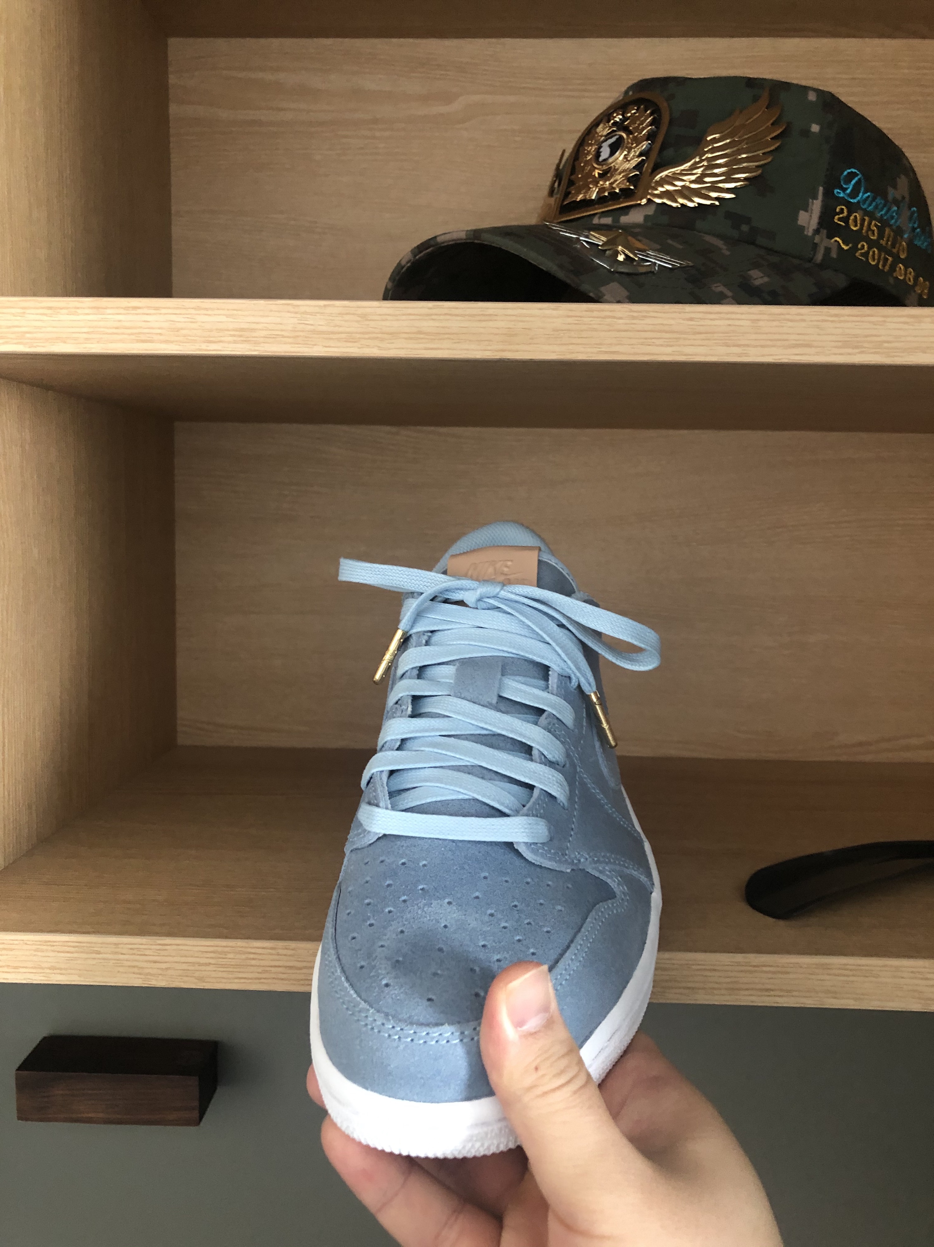 Jordan 1 Retro Low OG Ice Blue 착용 스타일 - 2