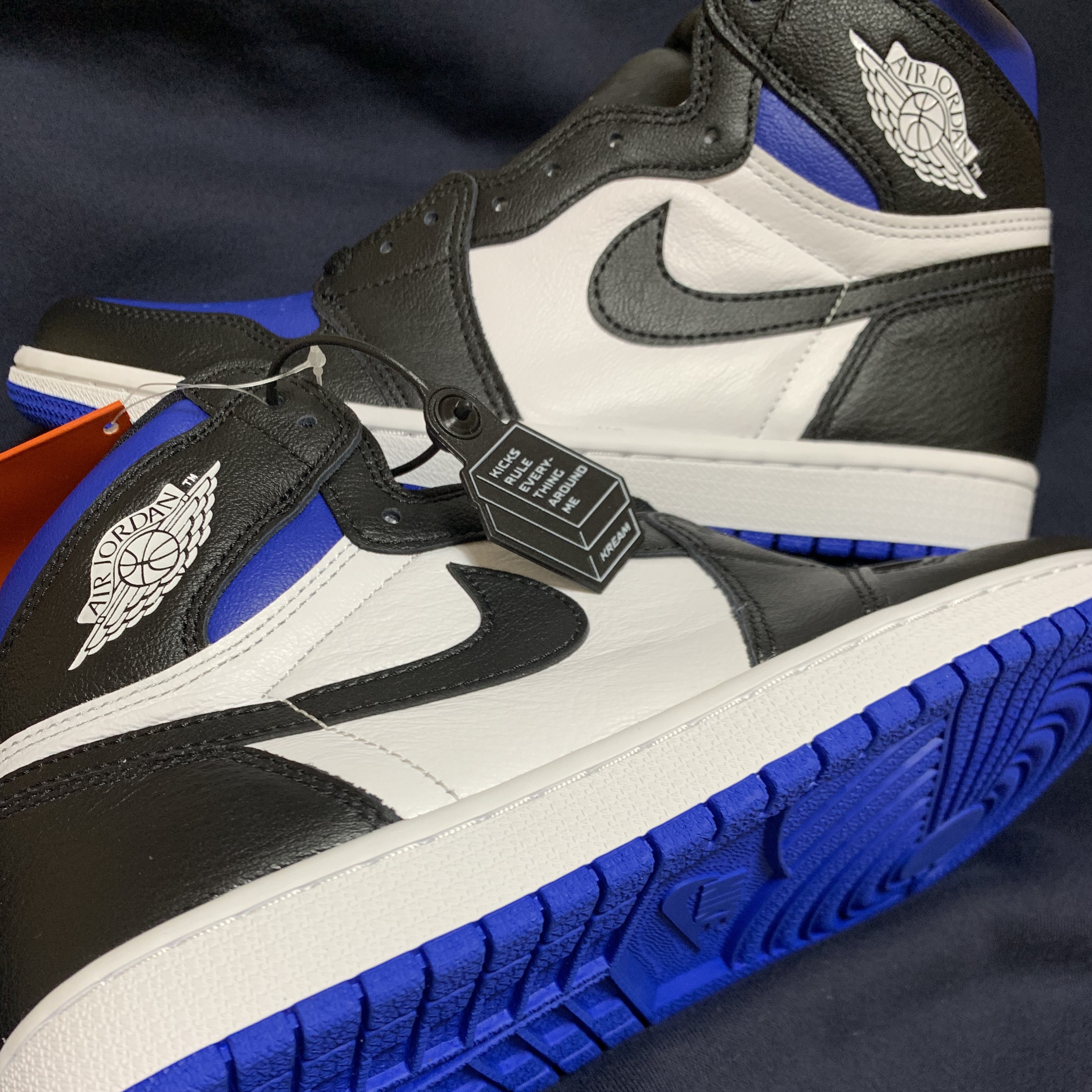 Jordan 1 Retro High OG Royal Toe 착용 스타일 - 2