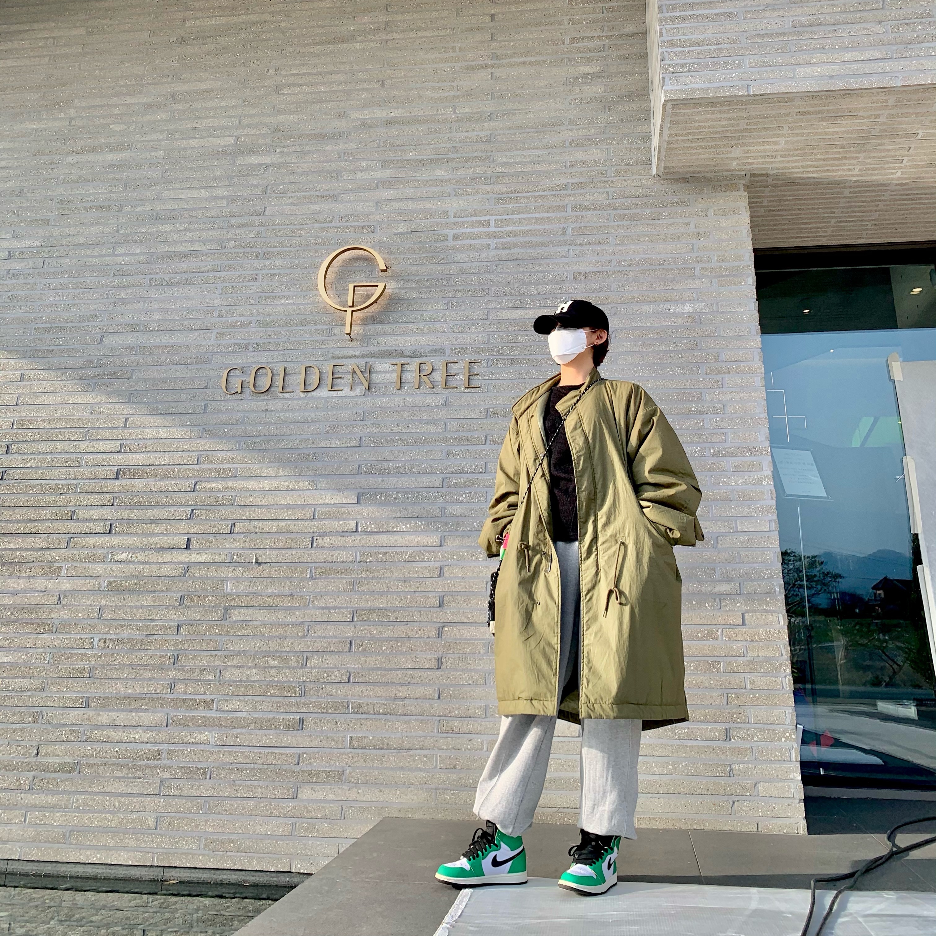 (W) Jordan 1 Retro High OG Lucky Green 착용 스타일