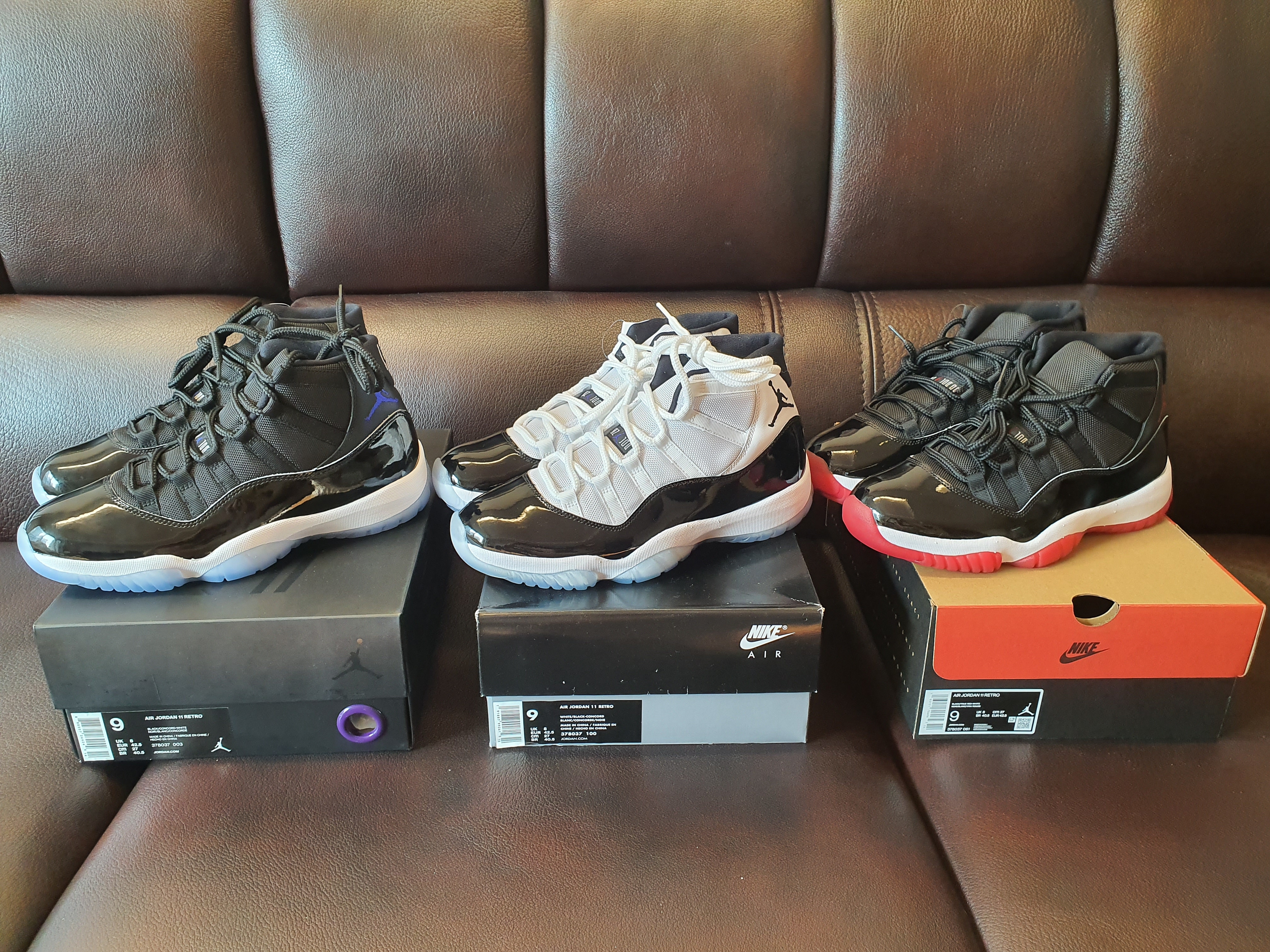 Jordan 11 Retro Space Jam 2016, Jordan 11 Retro Concord 2011 착용 스타일 - 1