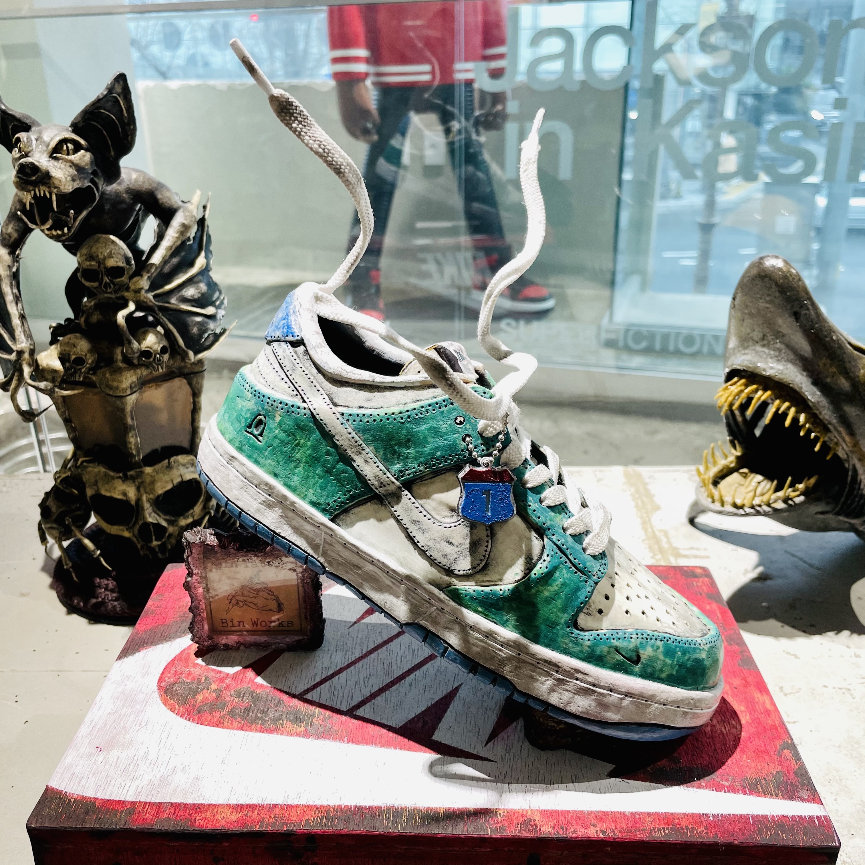 Nike x Kasina Dunk Low Road Sign - Kasina Exclusive 착용 스타일