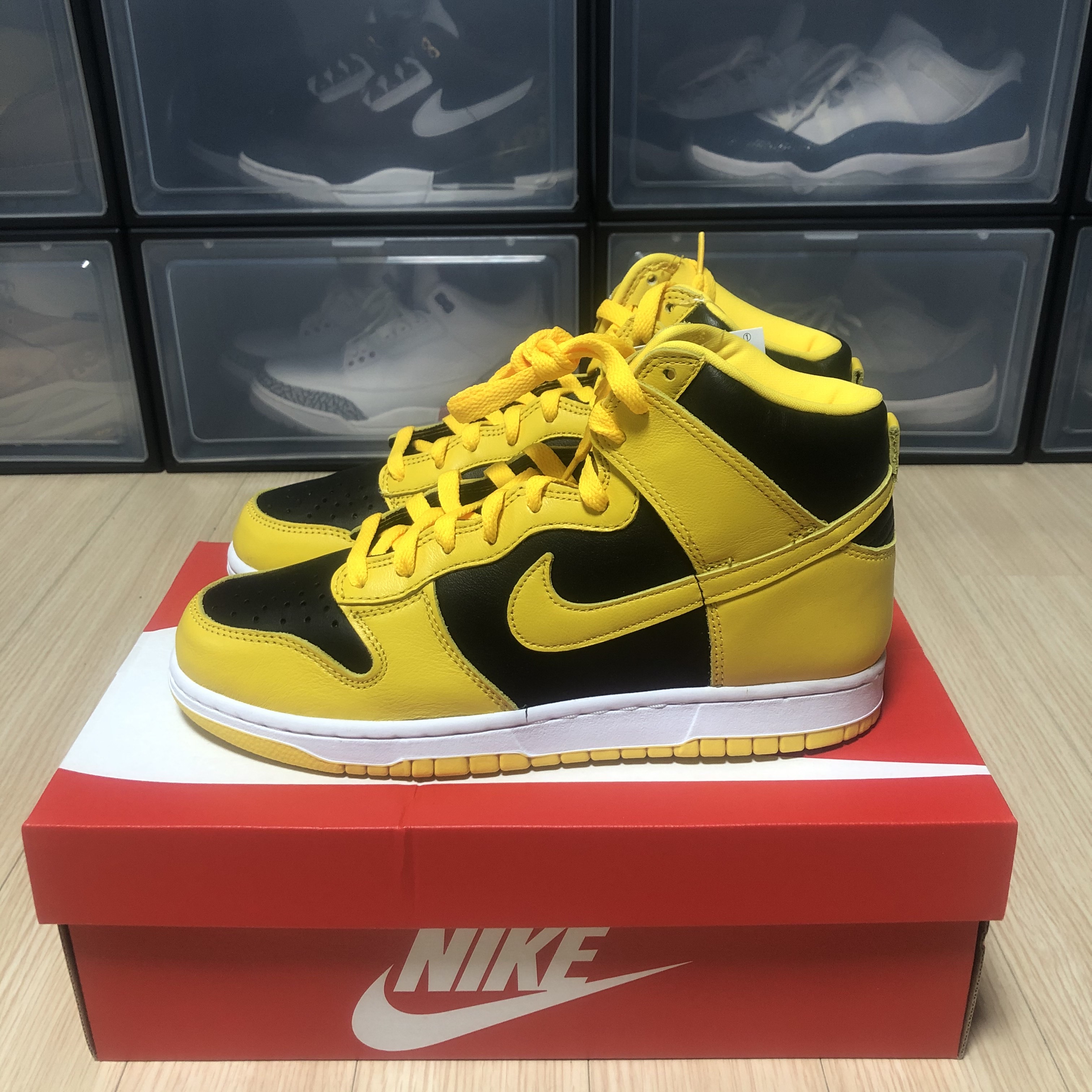 Nike Dunk High SP Varsity Maize 착용 스타일 - 1