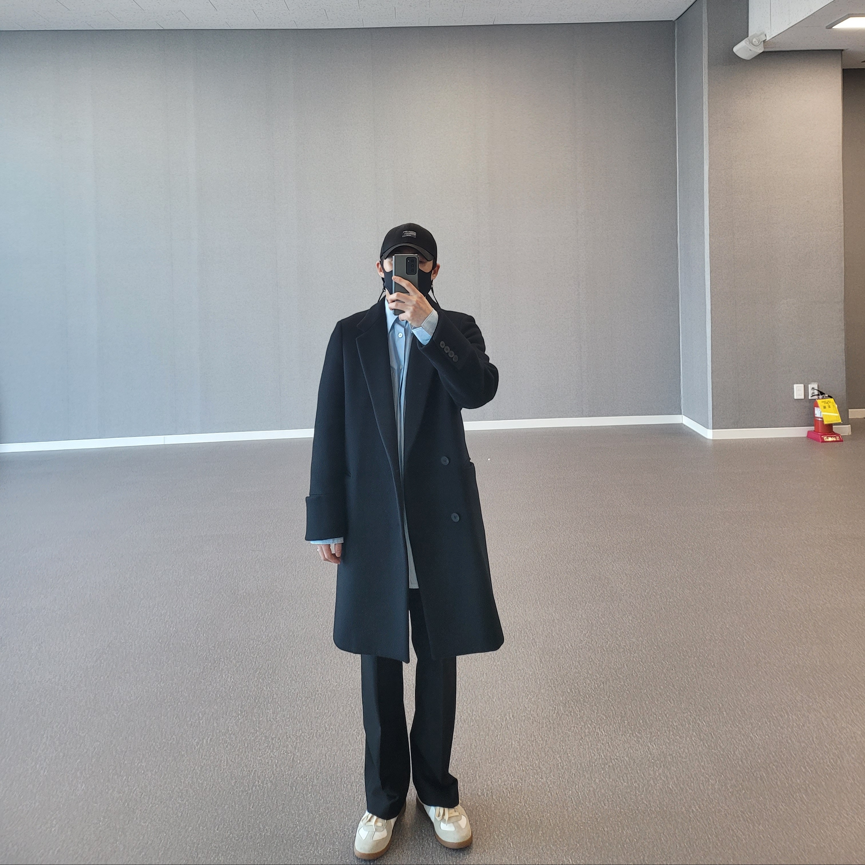 Maison Margiela Calfskin Replica Sneakers 착용 스타일 - 2
