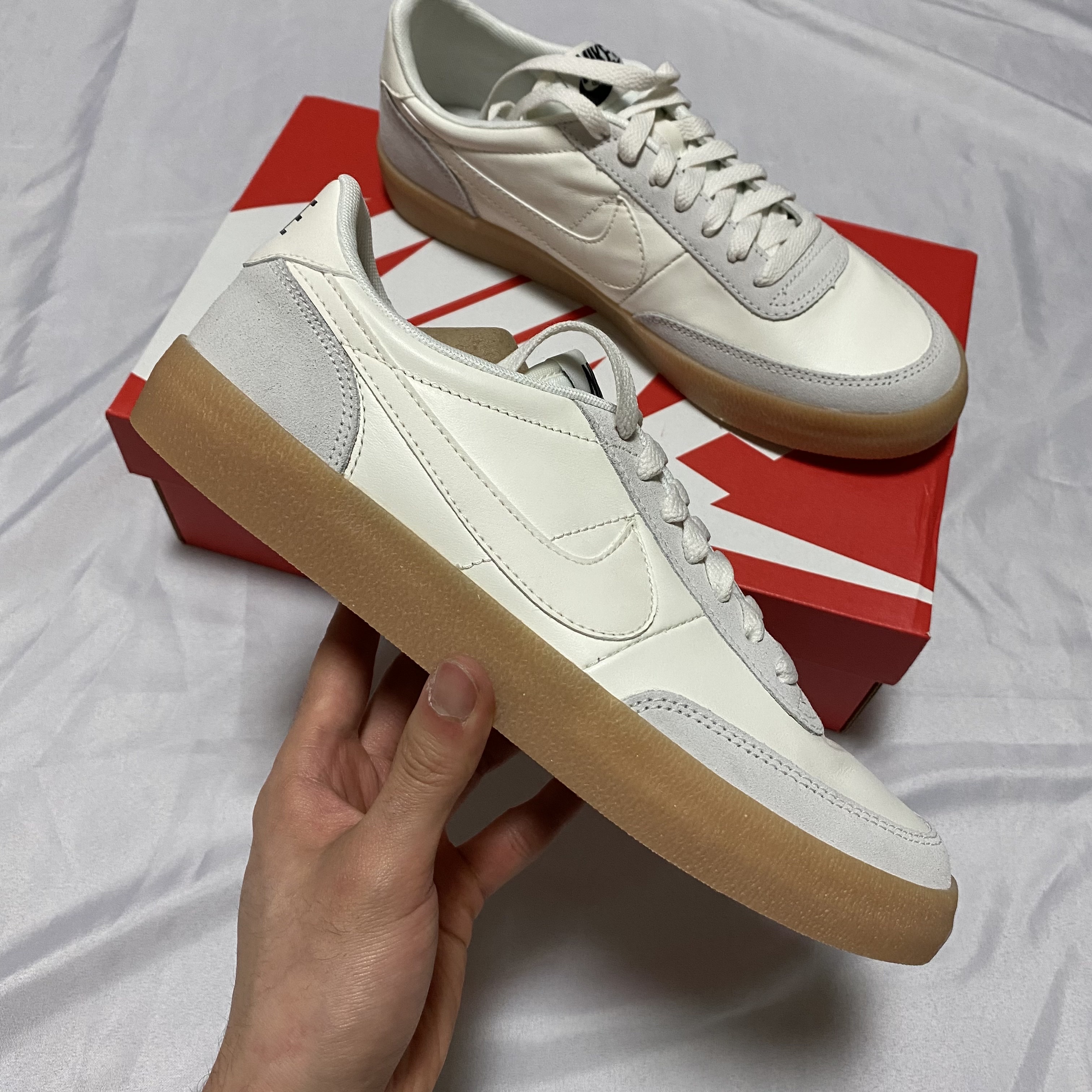 Nike Killshot 2 Leather Sail Gum 착용 스타일