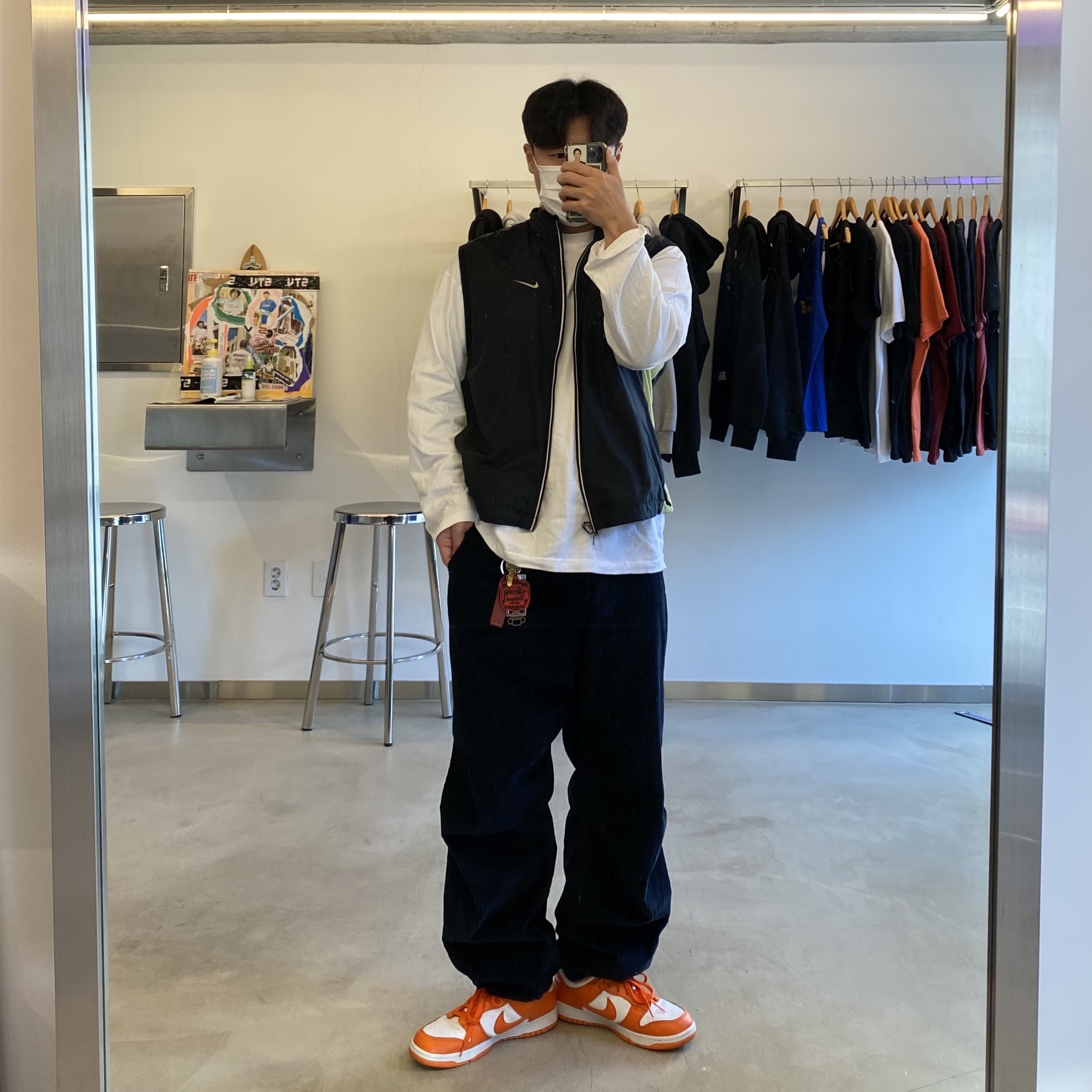 Nike Dunk Low SP Syracuse 2020 착용 스타일
