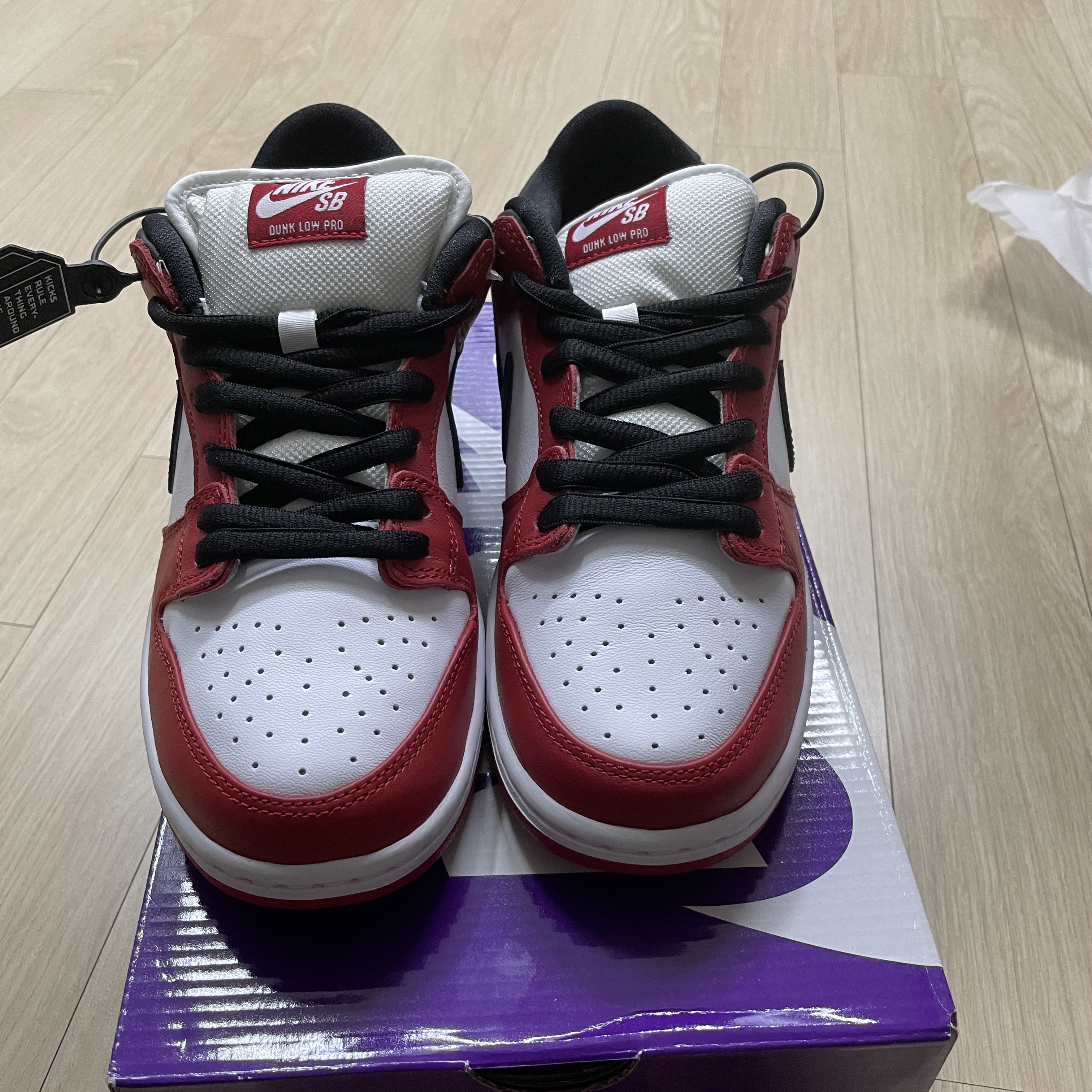 Nike SB Dunk Low Pro Chicago 착용 스타일 - 3