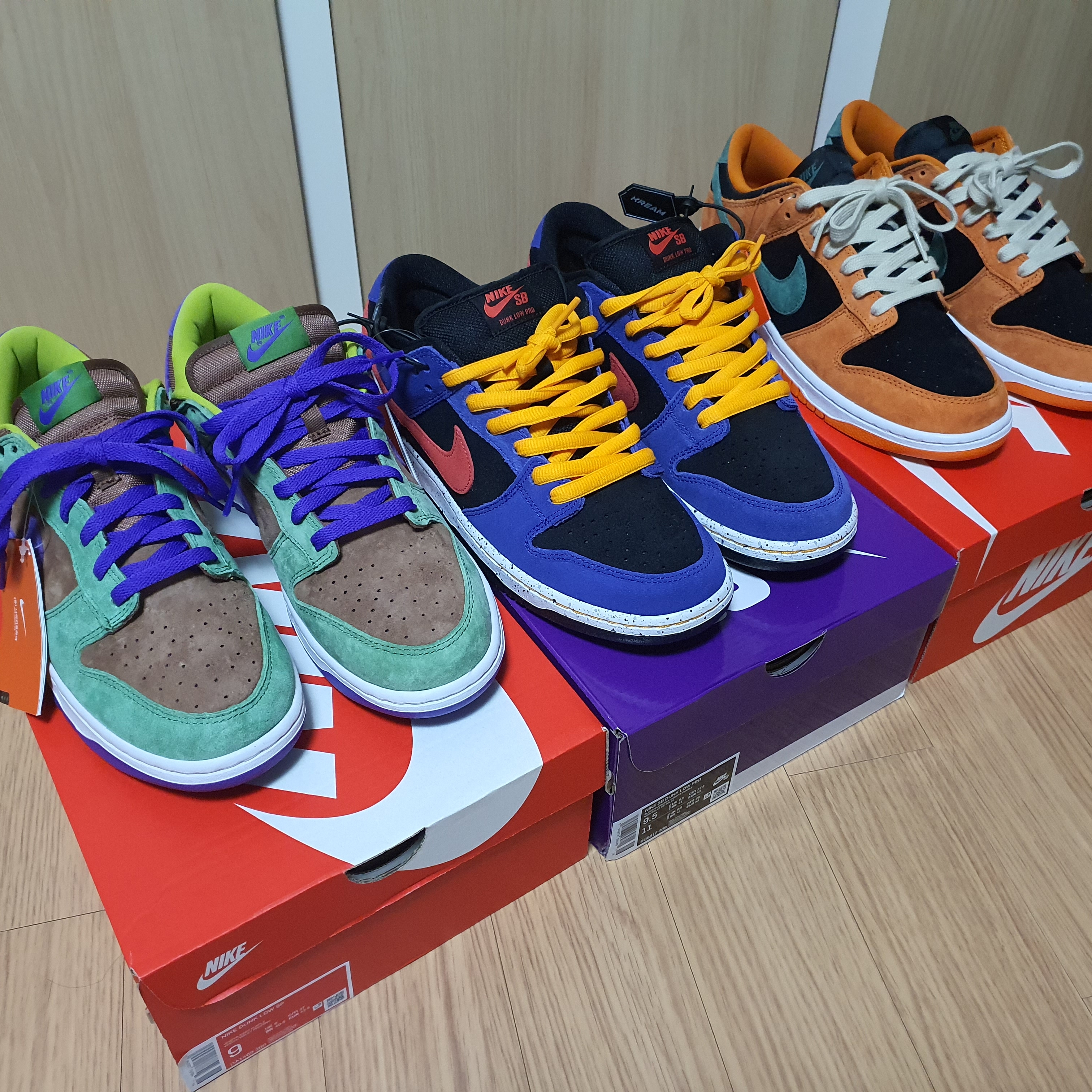 Nike Dunk Low SP Veneer, Nike SB Dunk Low Pro Trail 착용 스타일 - 1