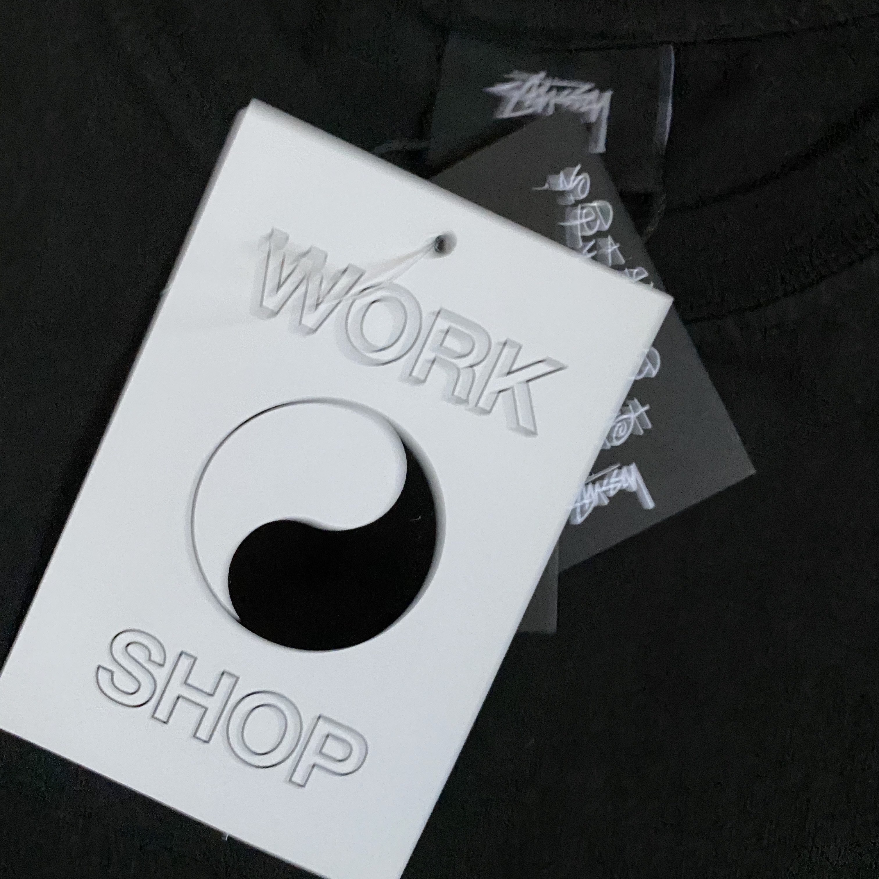 Stussy x Our Legacy Surfman Pig. Dyed T-Shirt Black - 20FW 착용 스타일