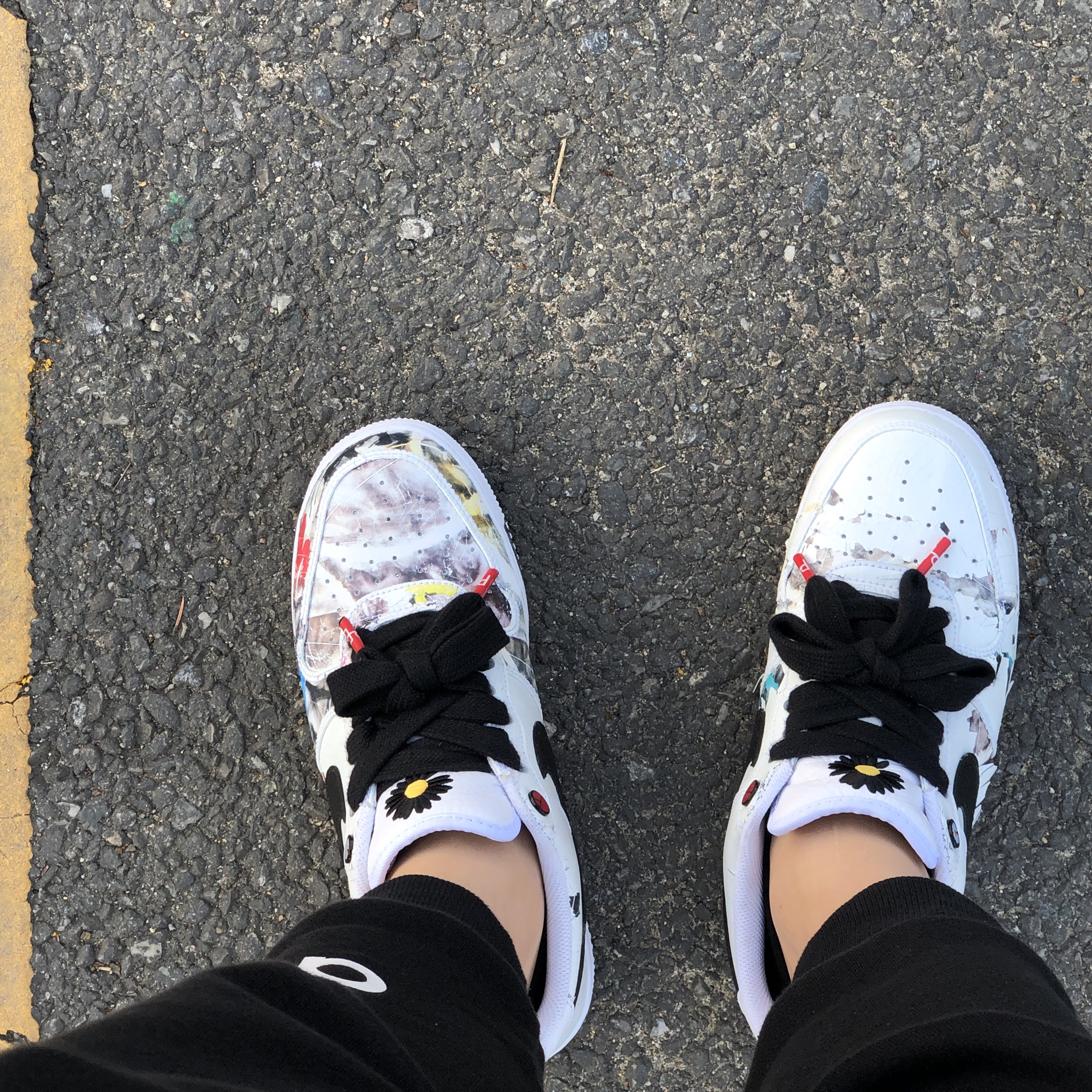 Nike x Peaceminusone Air Force 1 Low Para-Noise 2.0 착용 스타일 - 3