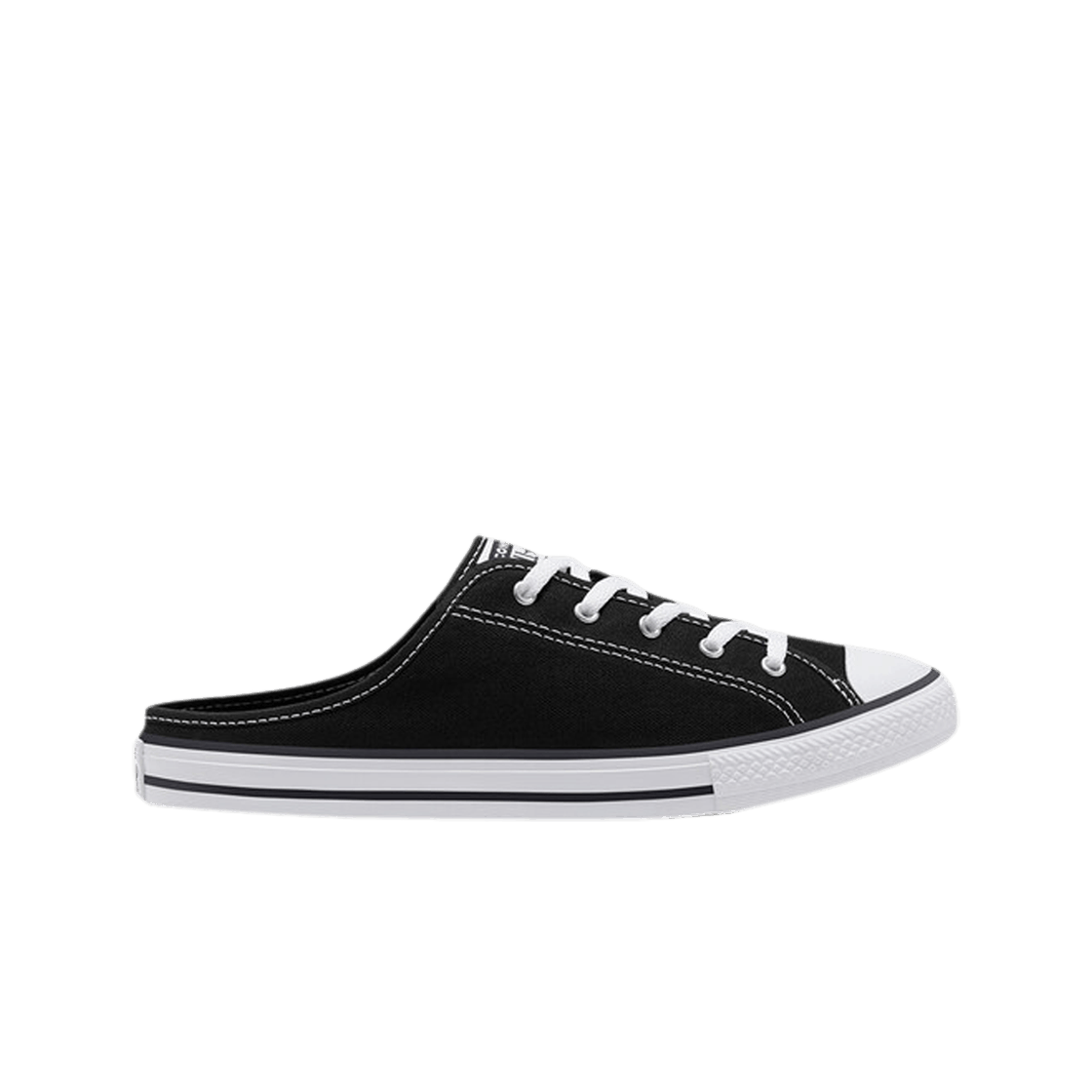 (W) 컨버스 척 테일러 올스타 데인티 뮬 슬립 블랙((W) Converse Chuck Taylor All Star Dainty Mule Slip Black)