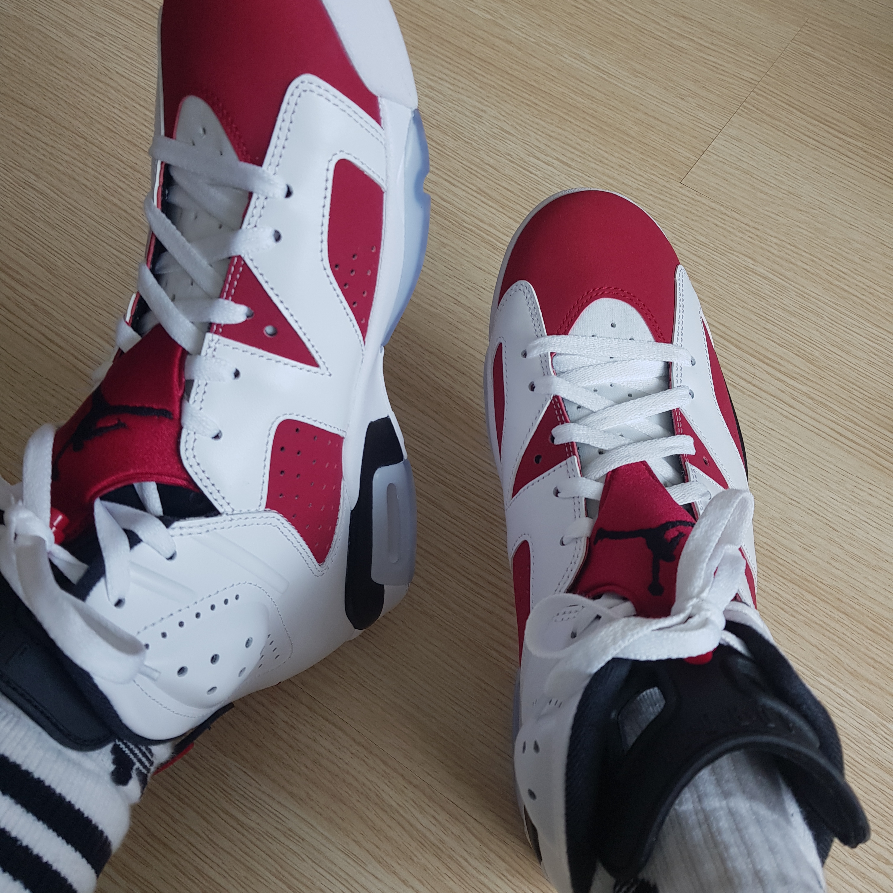 Jordan 6 Retro Carmine 2021 착용 스타일