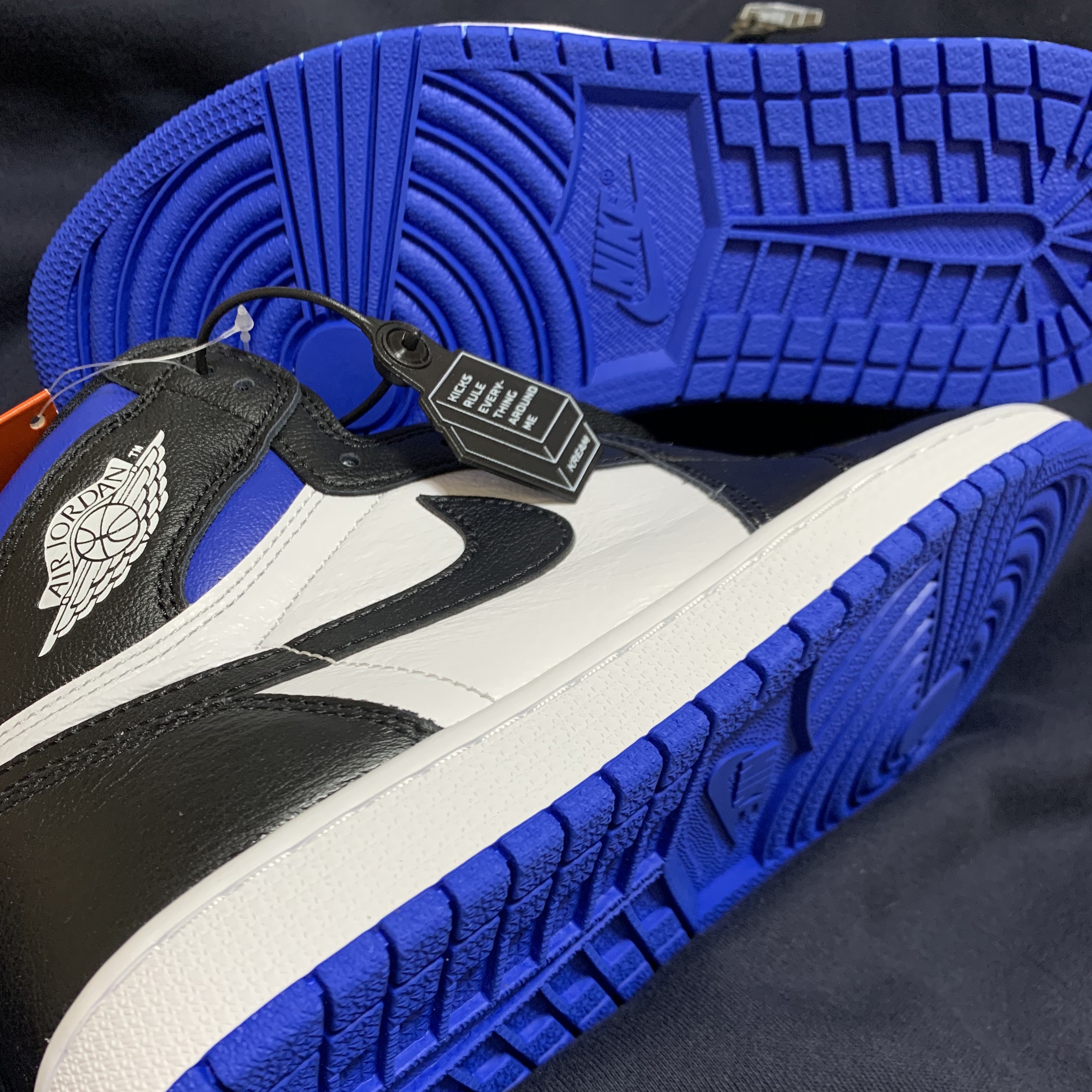Jordan 1 Retro High OG Royal Toe 착용 스타일 - 1