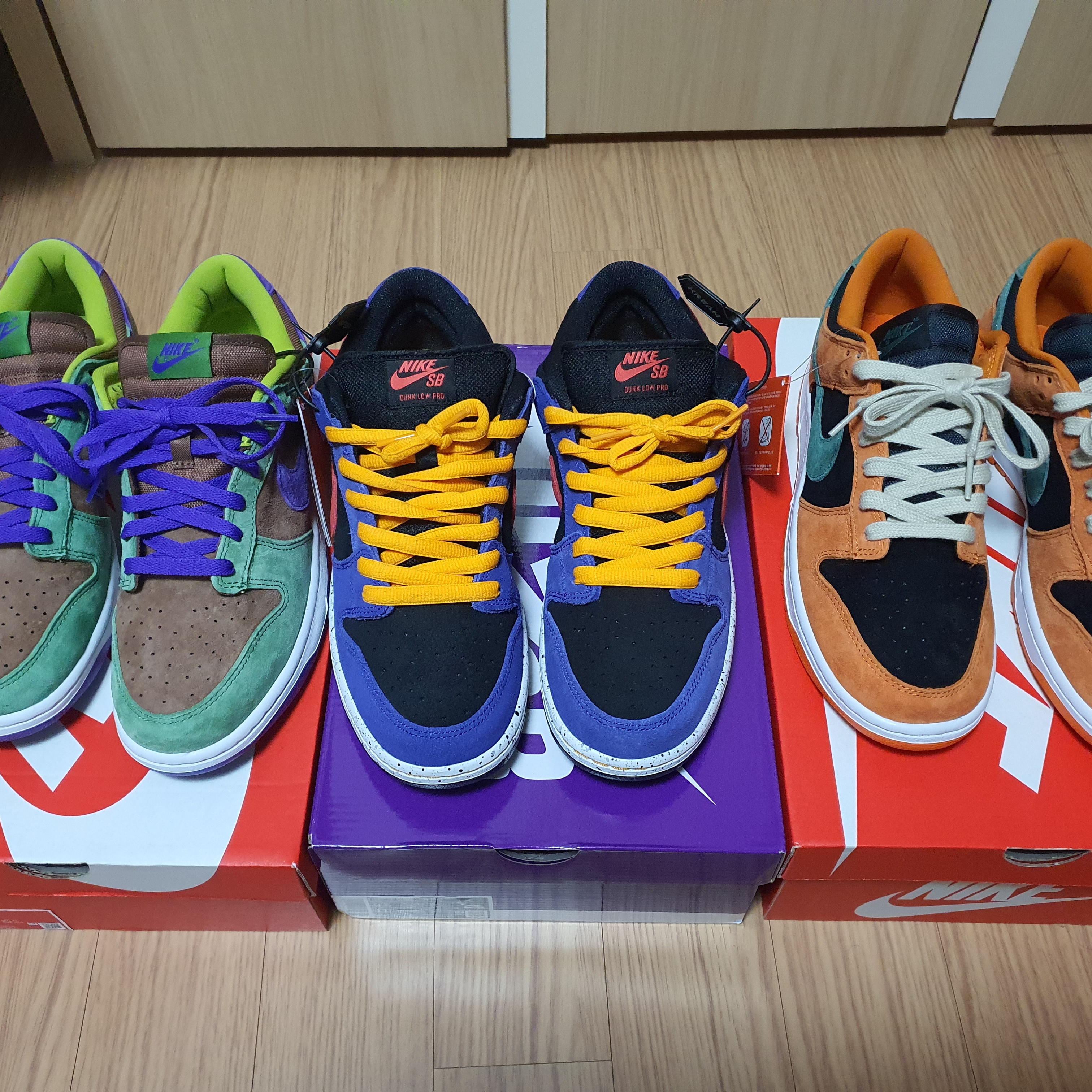 Nike Dunk Low SP Veneer, Nike SB Dunk Low Pro Trail 착용 스타일 - 2