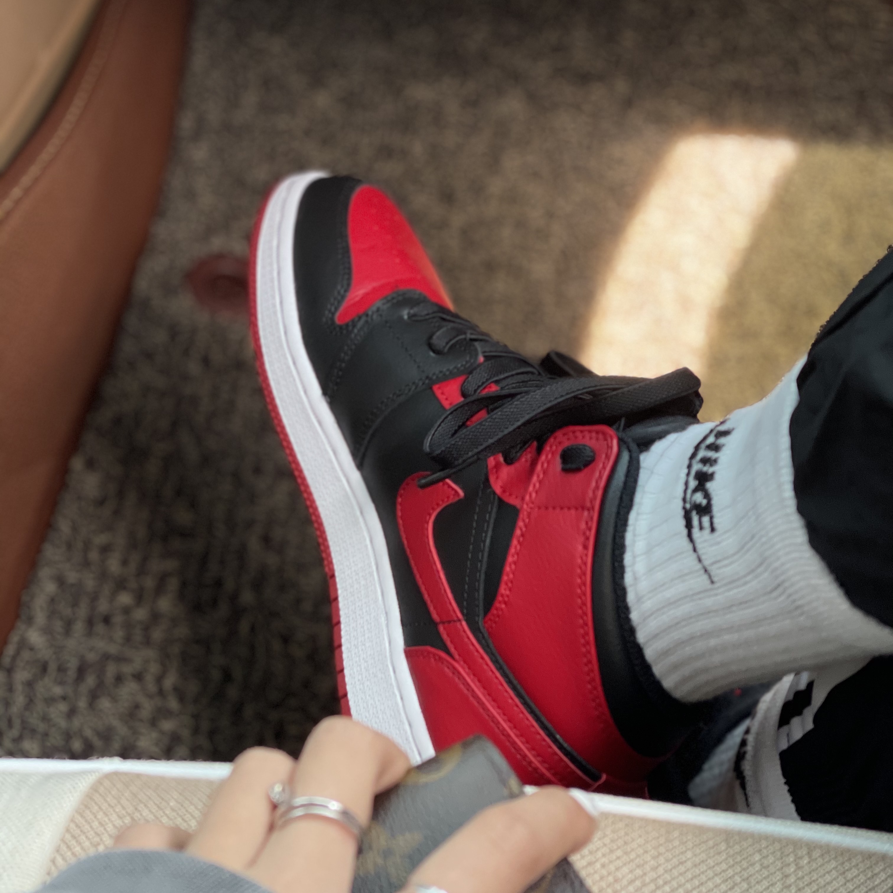 (GS) Jordan 1 Mid Bred Banned 2020 착용 스타일