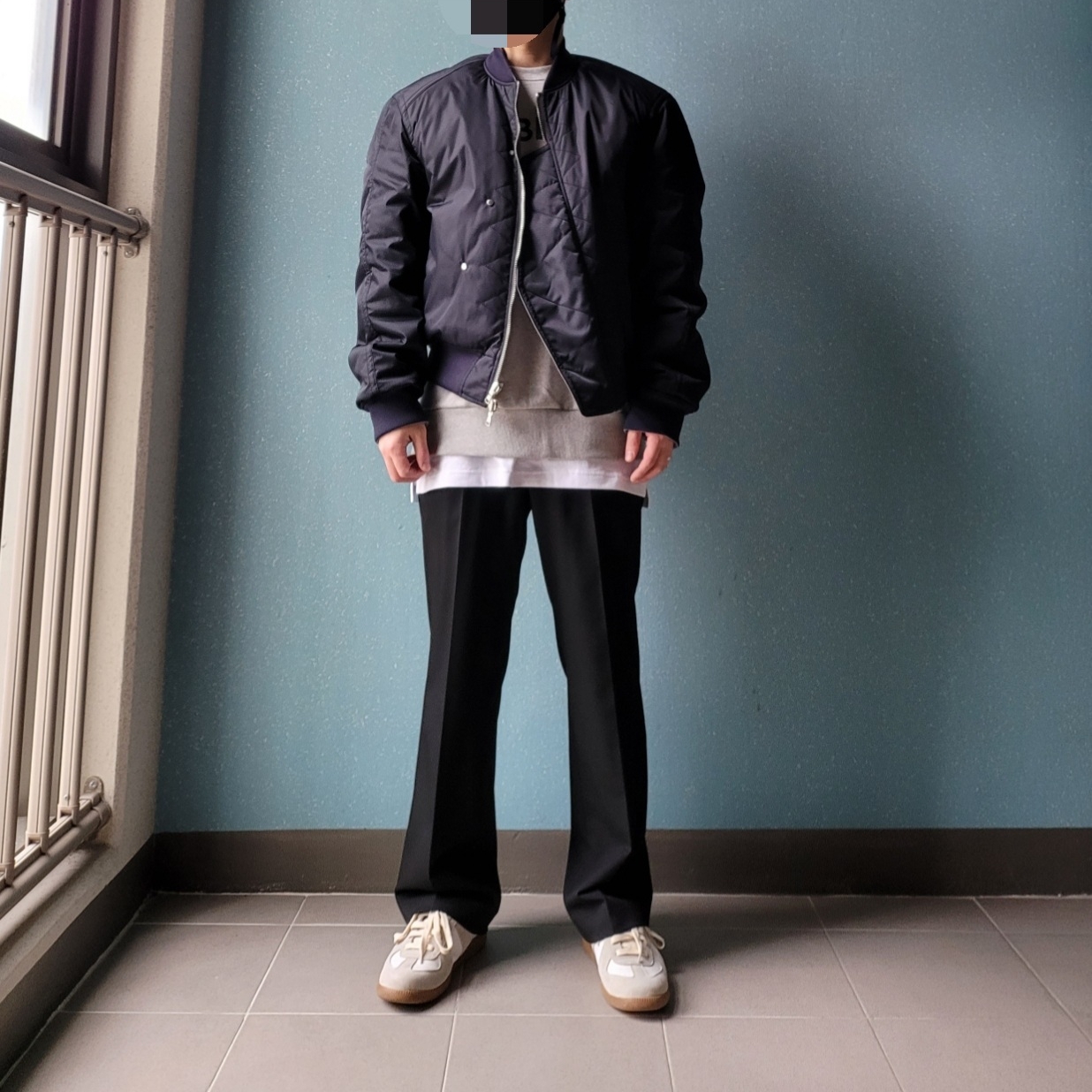 Maison Margiela Calfskin Replica Sneakers 착용 스타일