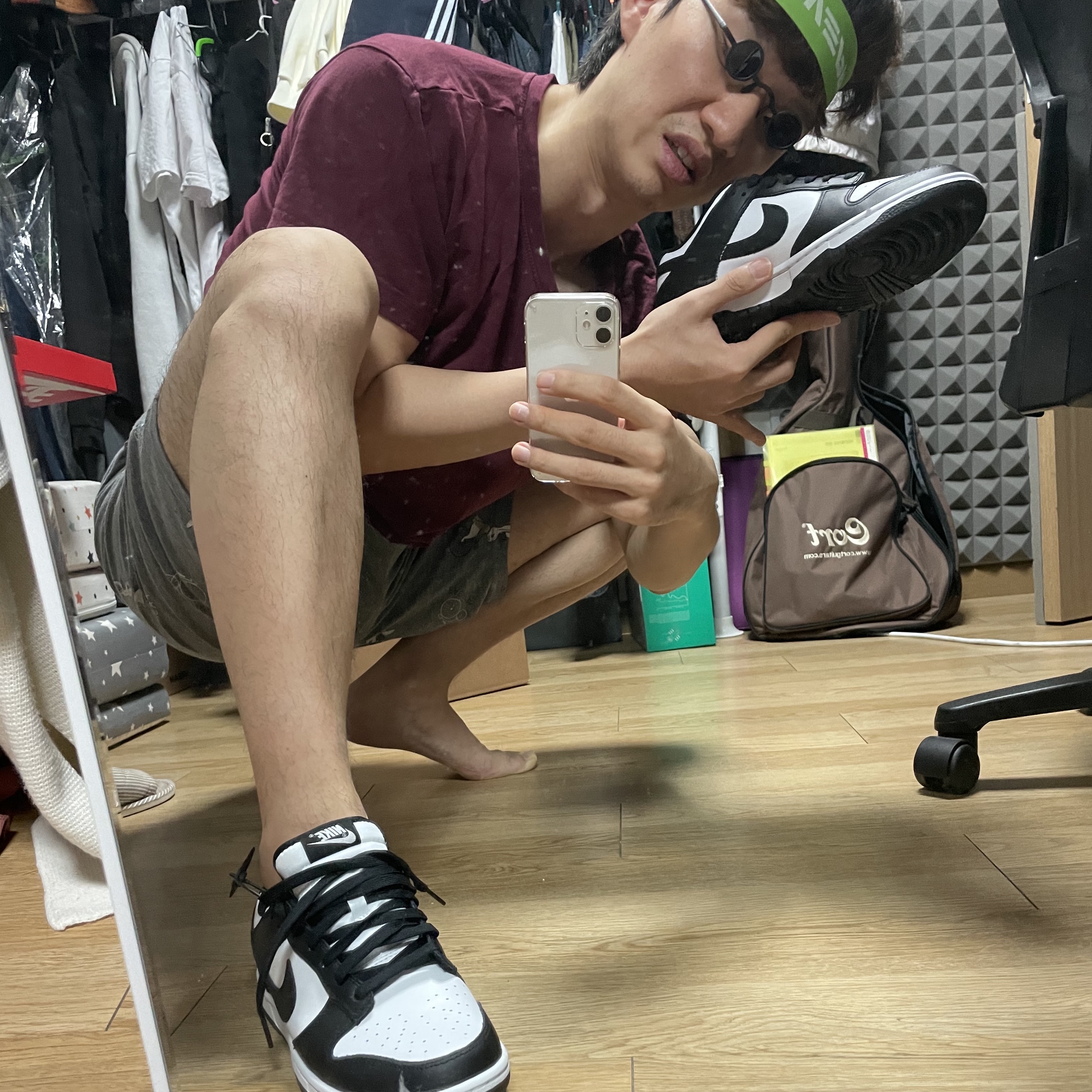 Nike Dunk Low Retro Black 착용 스타일