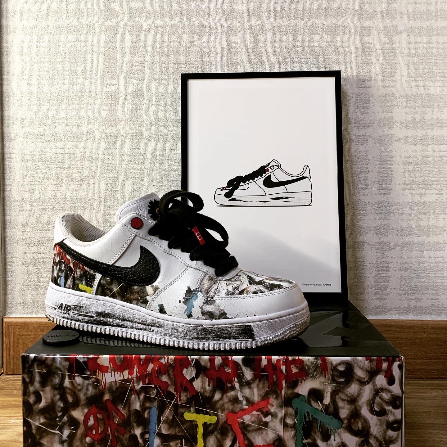 Nike x Peaceminusone Air Force 1 Low Para-Noise 2.0 착용 스타일