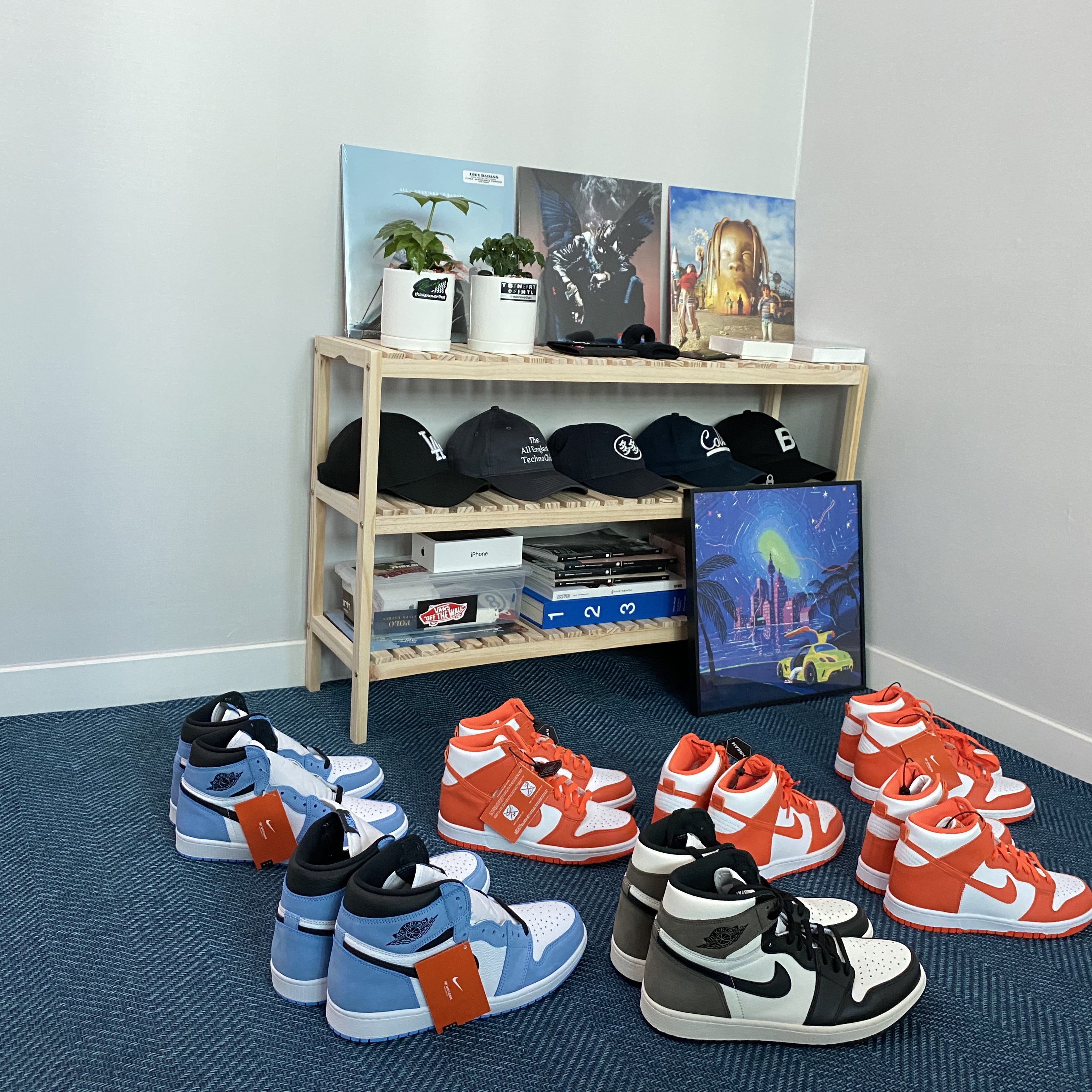 Jordan 1 Retro High OG University Blue, Jordan 1 Retro High OG Black Mocha 착용 스타일
