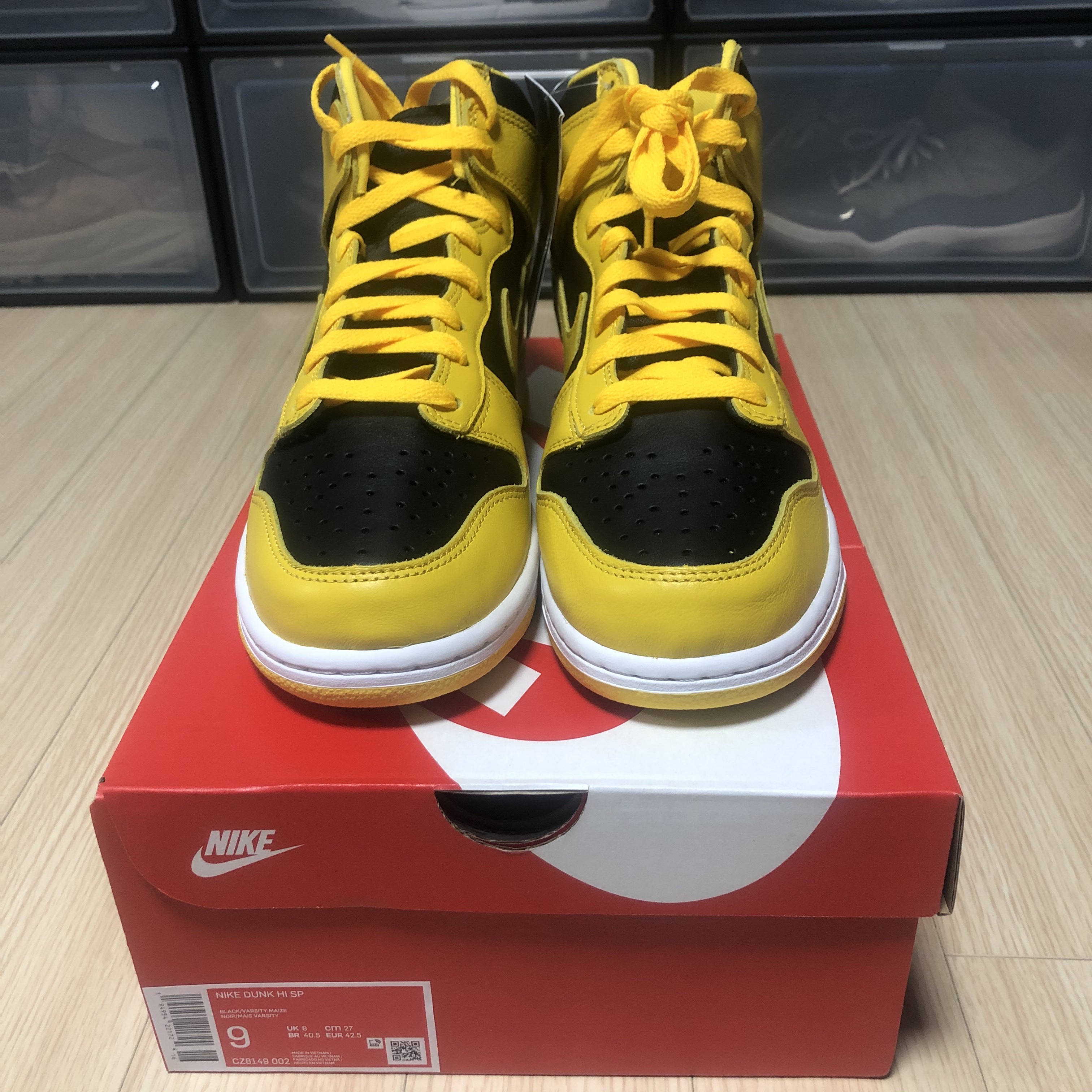 Nike Dunk High SP Varsity Maize 착용 스타일 - 3