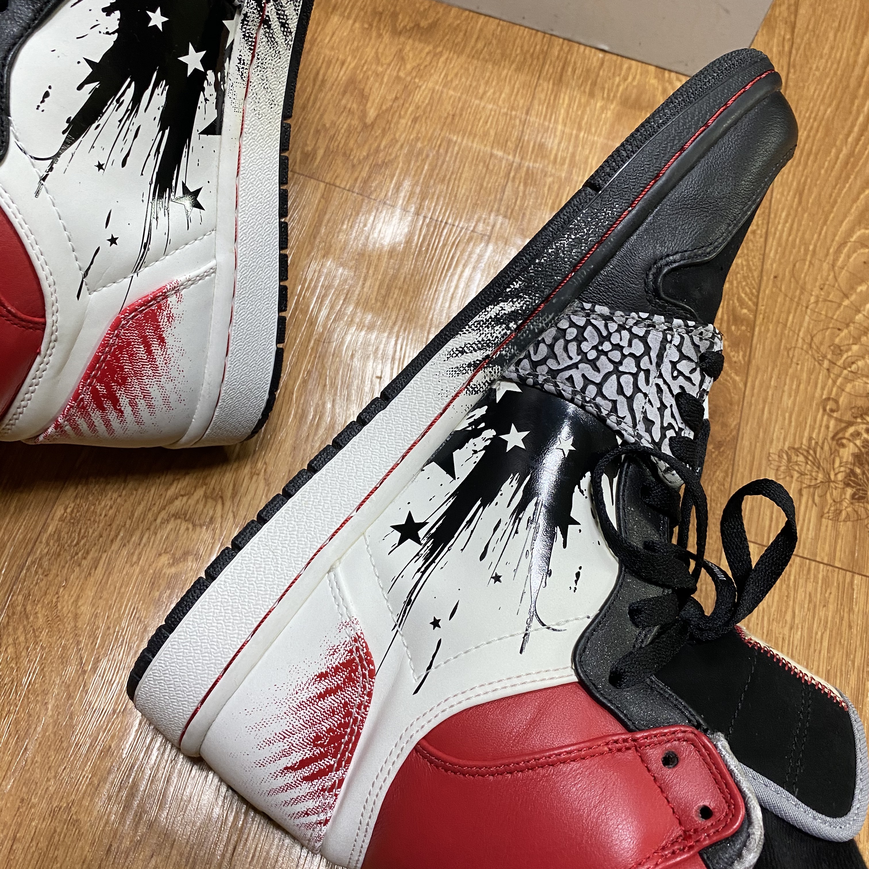 Jordan 1 Retro Dave White Wings for the Future 착용 스타일
