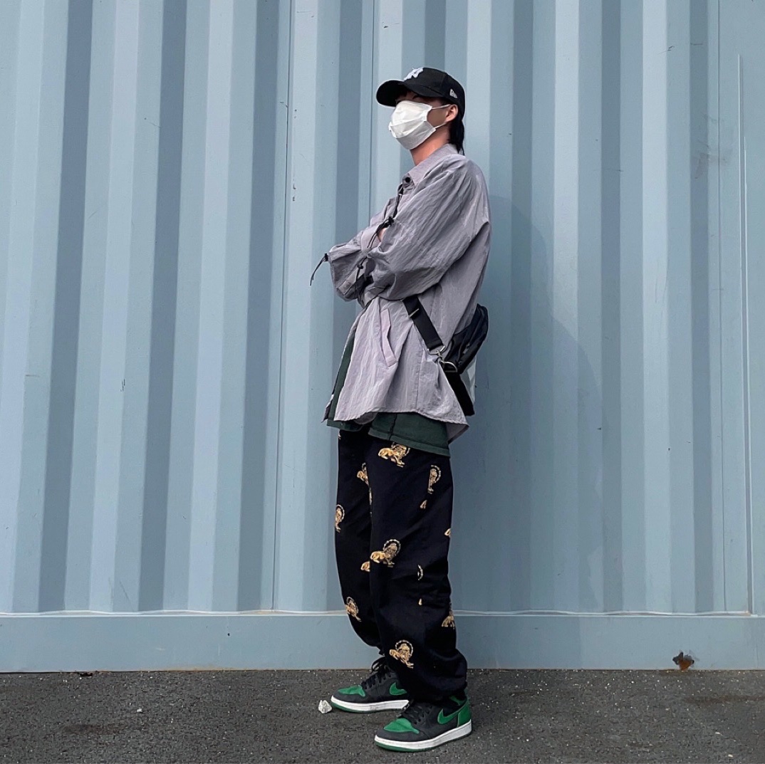 Jordan 1 Retro High OG Pine Green Black 착용 스타일