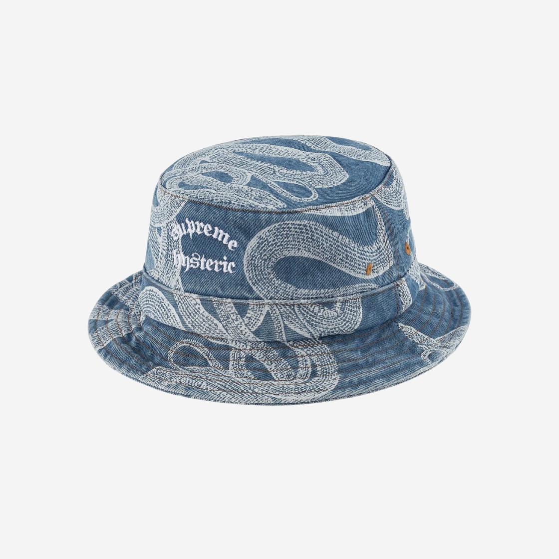 Supreme x Hysteric Glamour Snake Denim Crusher Blue - 21SS 상세 이미지 1