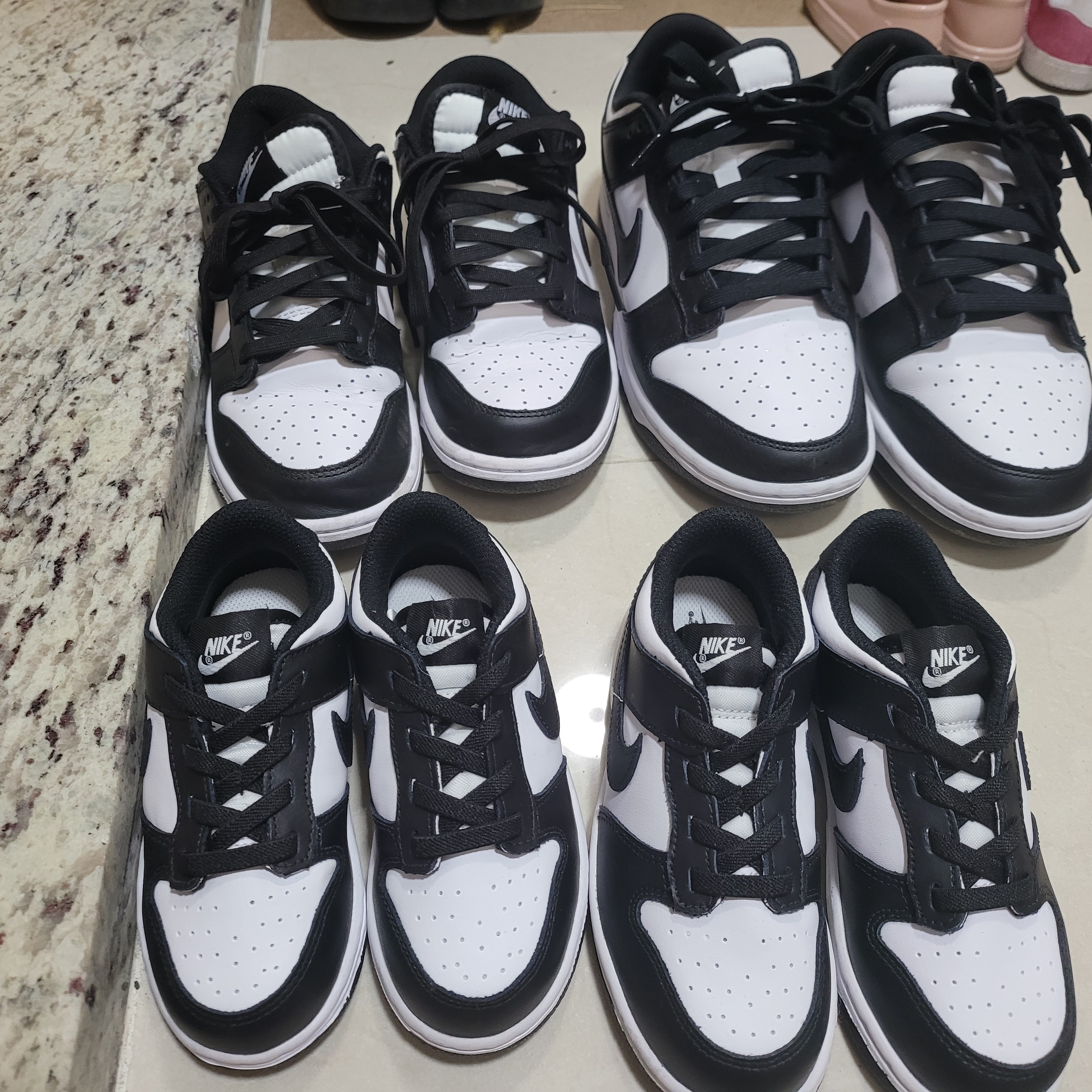 Nike Dunk Low Retro Black, (W) Nike Dunk Low Black 착용 스타일