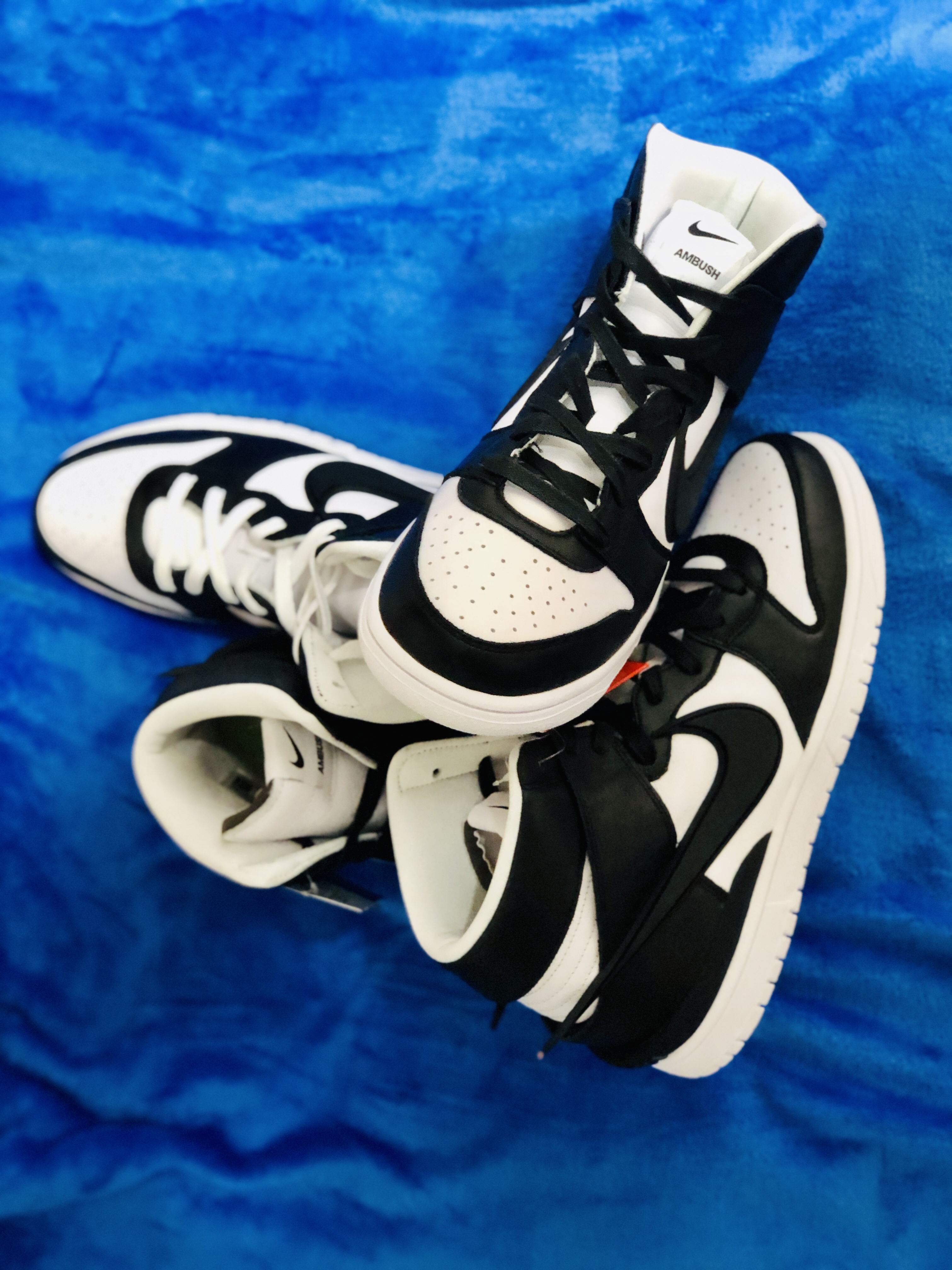 Nike x Ambush Dunk High Black 착용 스타일 - 2
