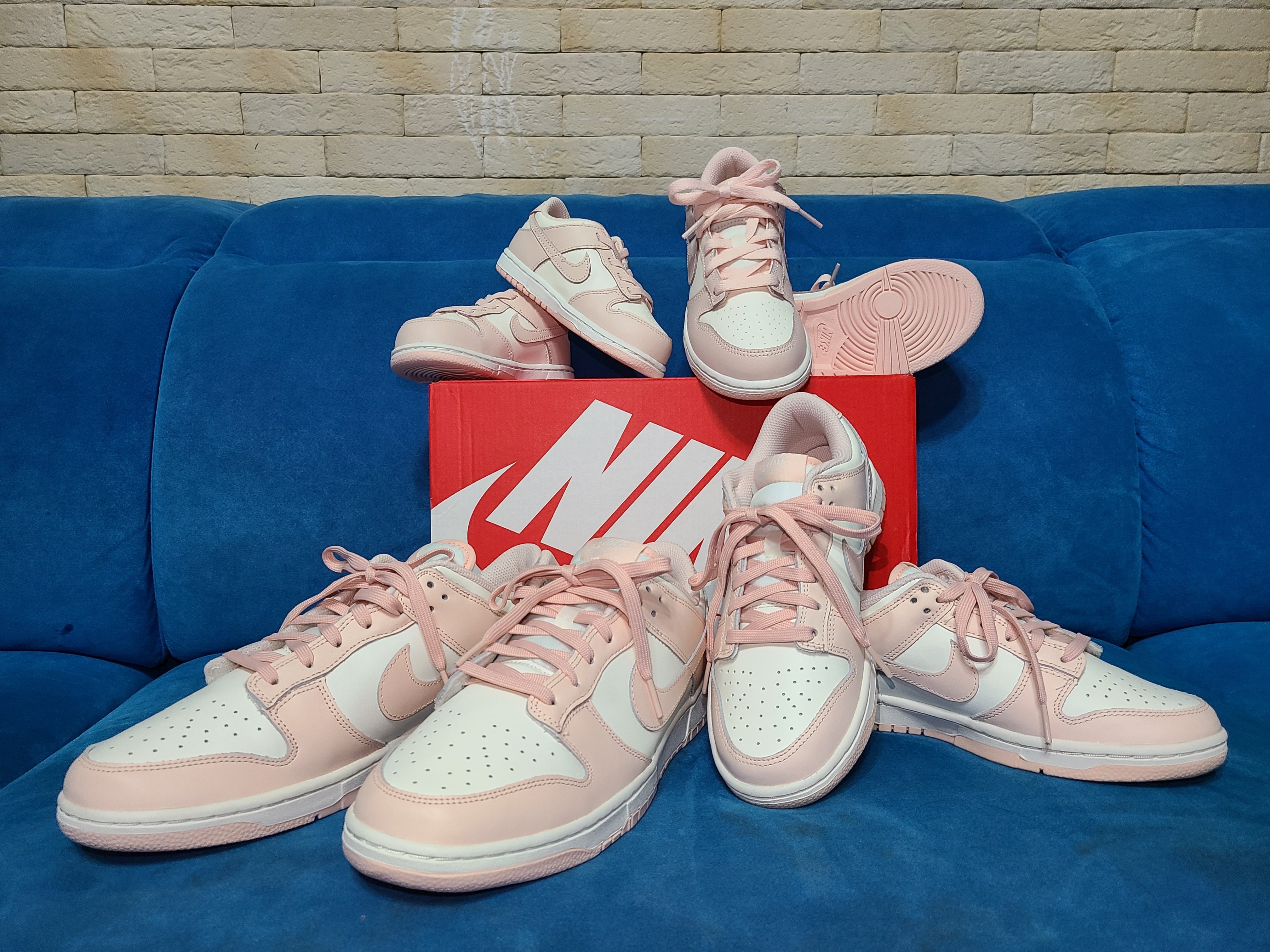 (W) Nike Dunk Low Orange Pearl, (TD) Nike Dunk Low Orange Pearl 착용 스타일 - 1