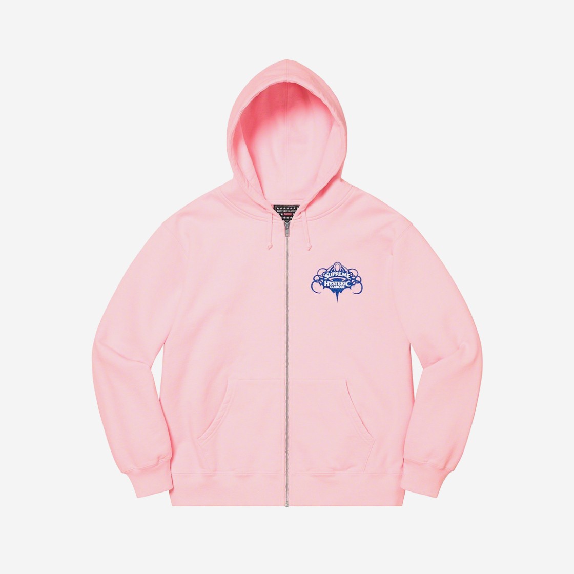 Supreme x Hysteric Glamour Zip Up Hooded Sweatshirt Light Pink - 21SS 상세 이미지 1