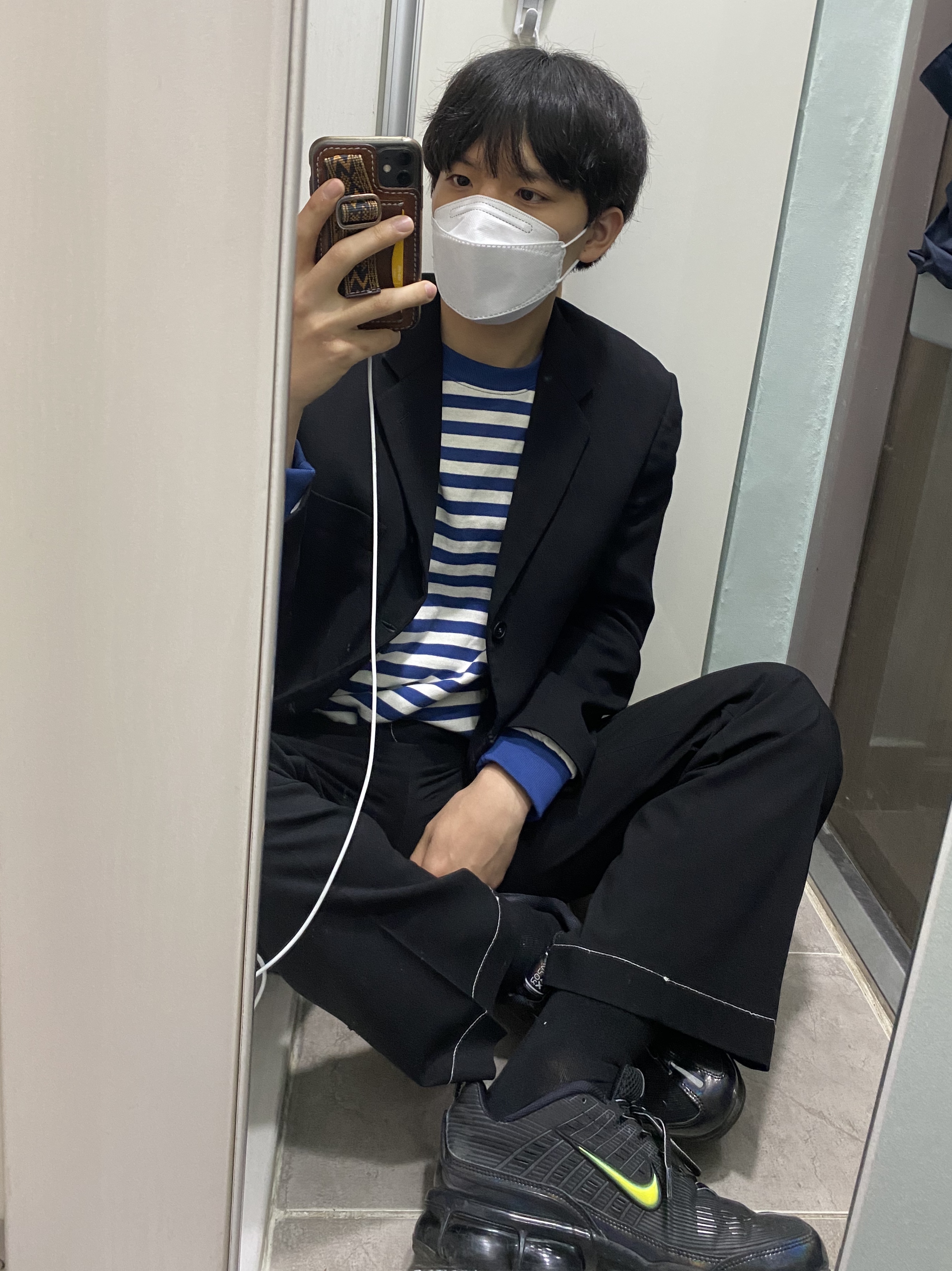 Nike Air VaporMax 360 Black 착용 스타일