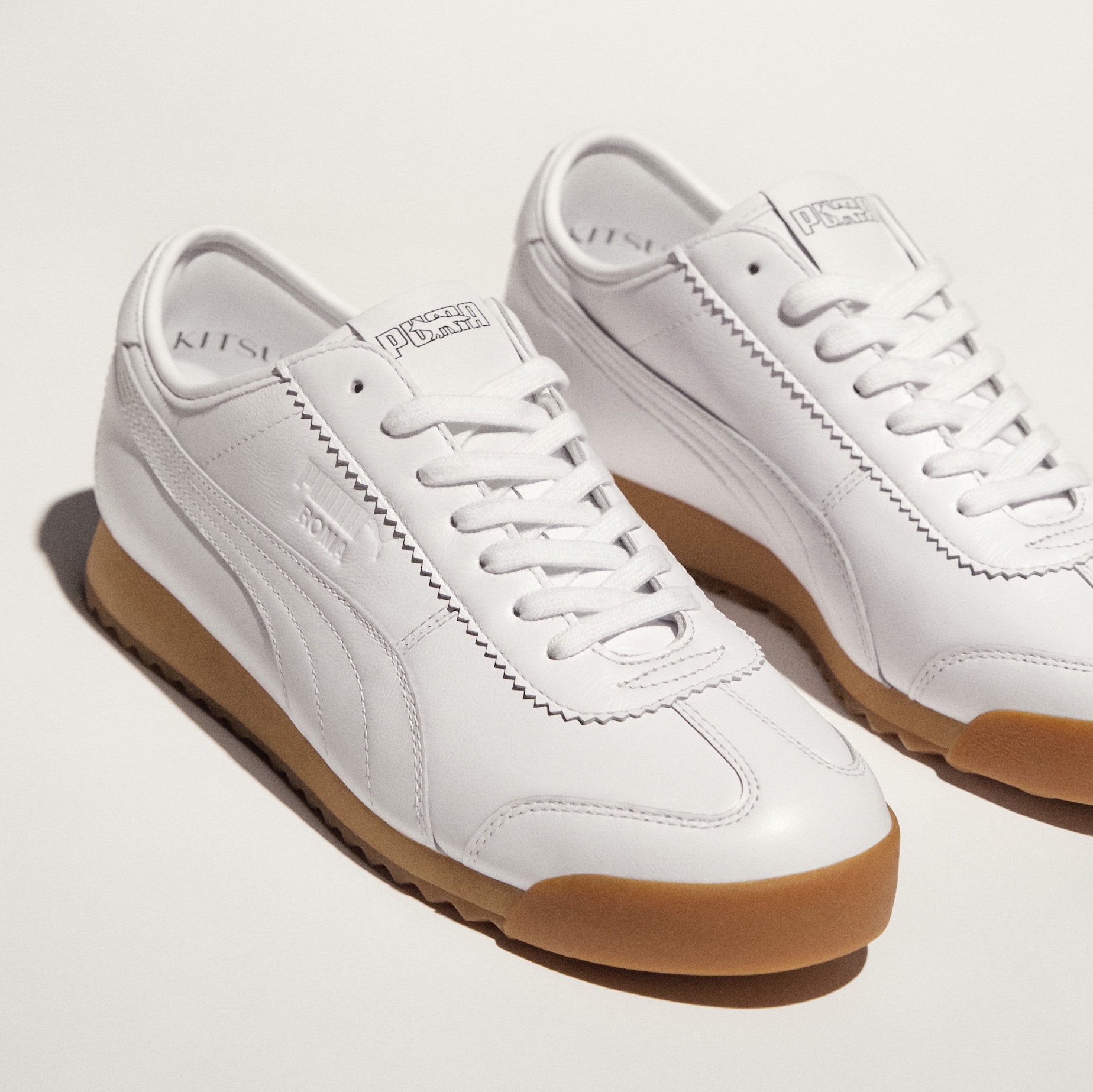 Puma x Maison Kitsune Roma White, Puma x Maison Kitsune Ralph Sampson 70 Rubber White 착용 스타일 - 2