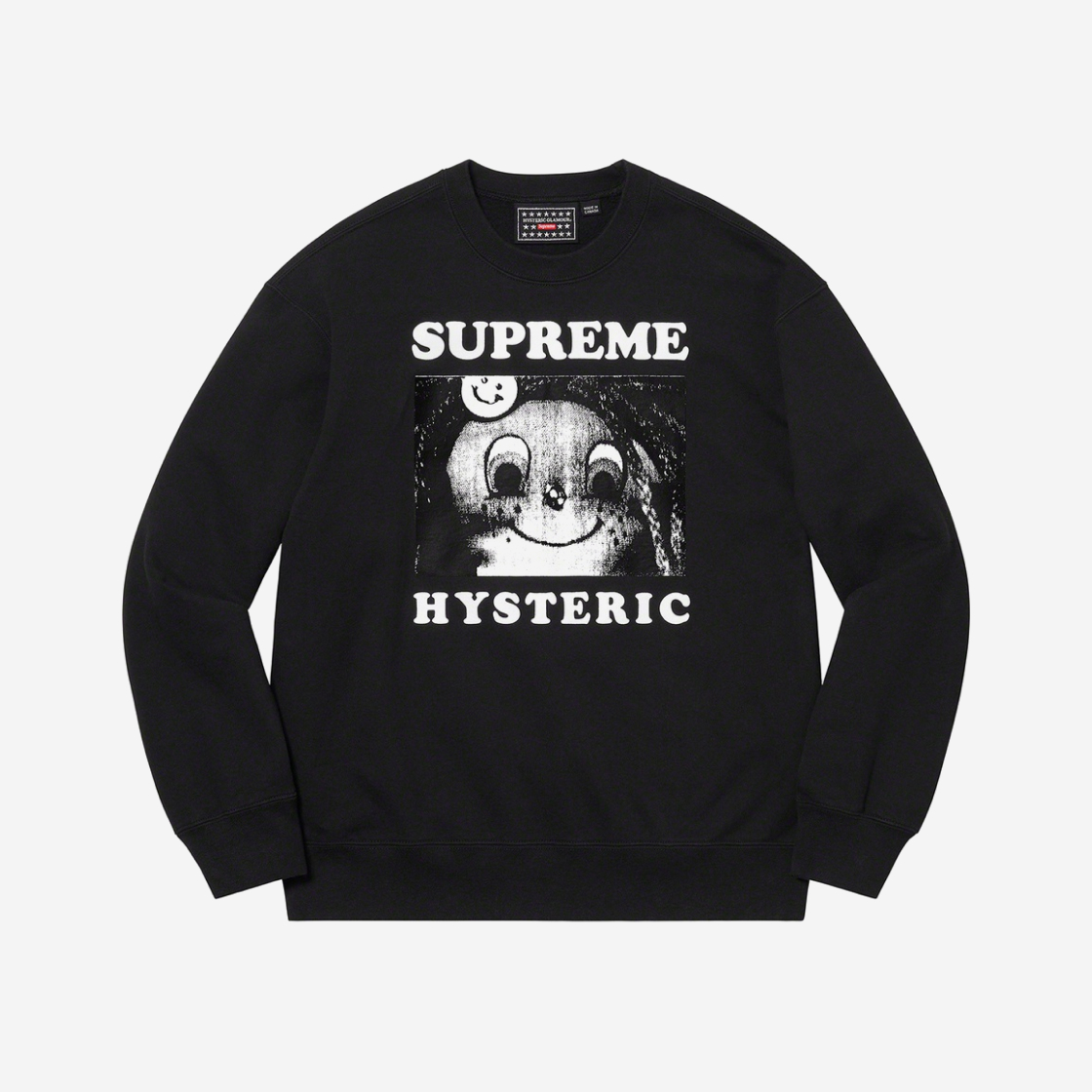 슈프림 x 히스테릭 글래머 크루넥 블랙 - 21SS | Supreme | KREAM