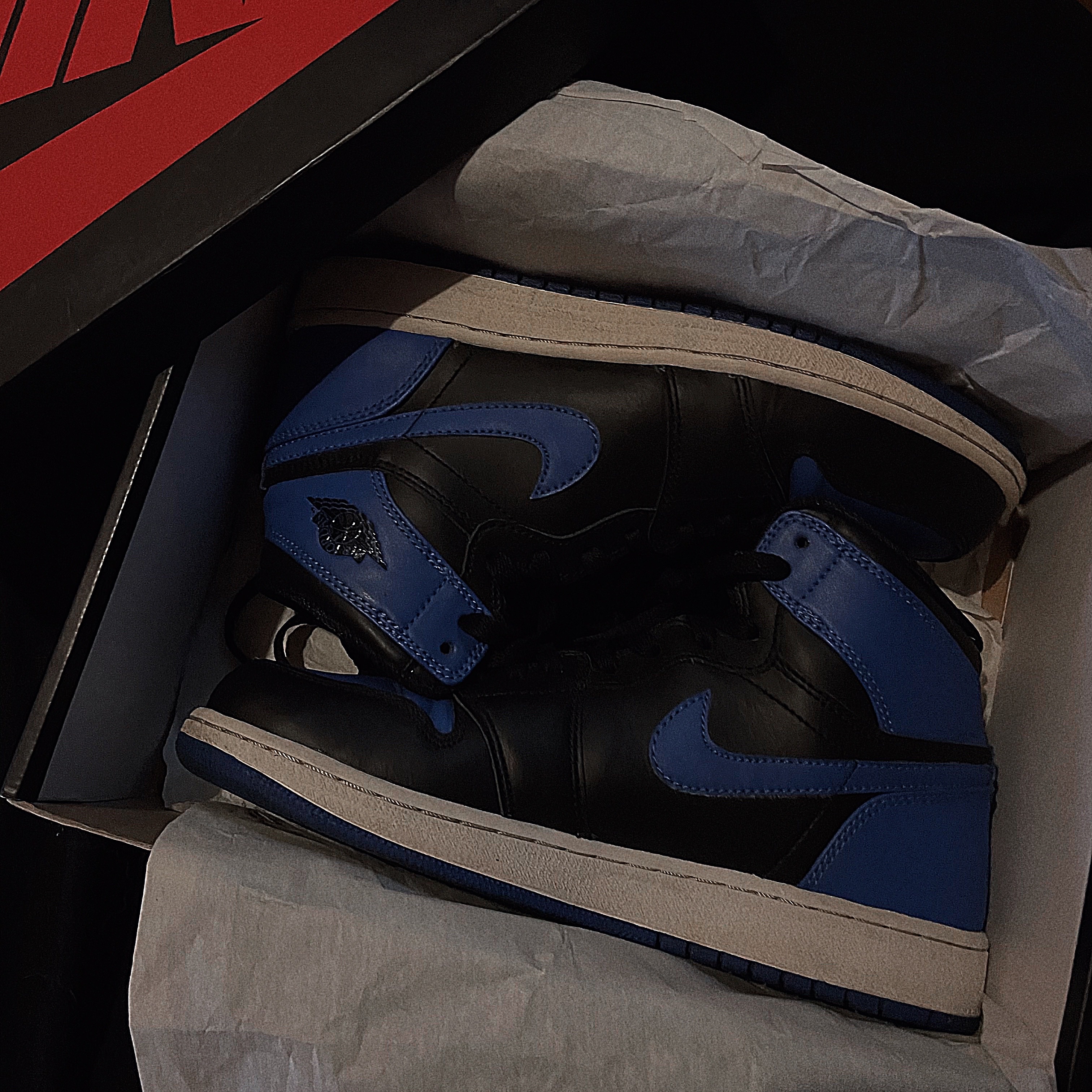 Jordan 1 Retro Royal 2017, (GS) Jordan 1 Retro Royal 2017 착용 스타일