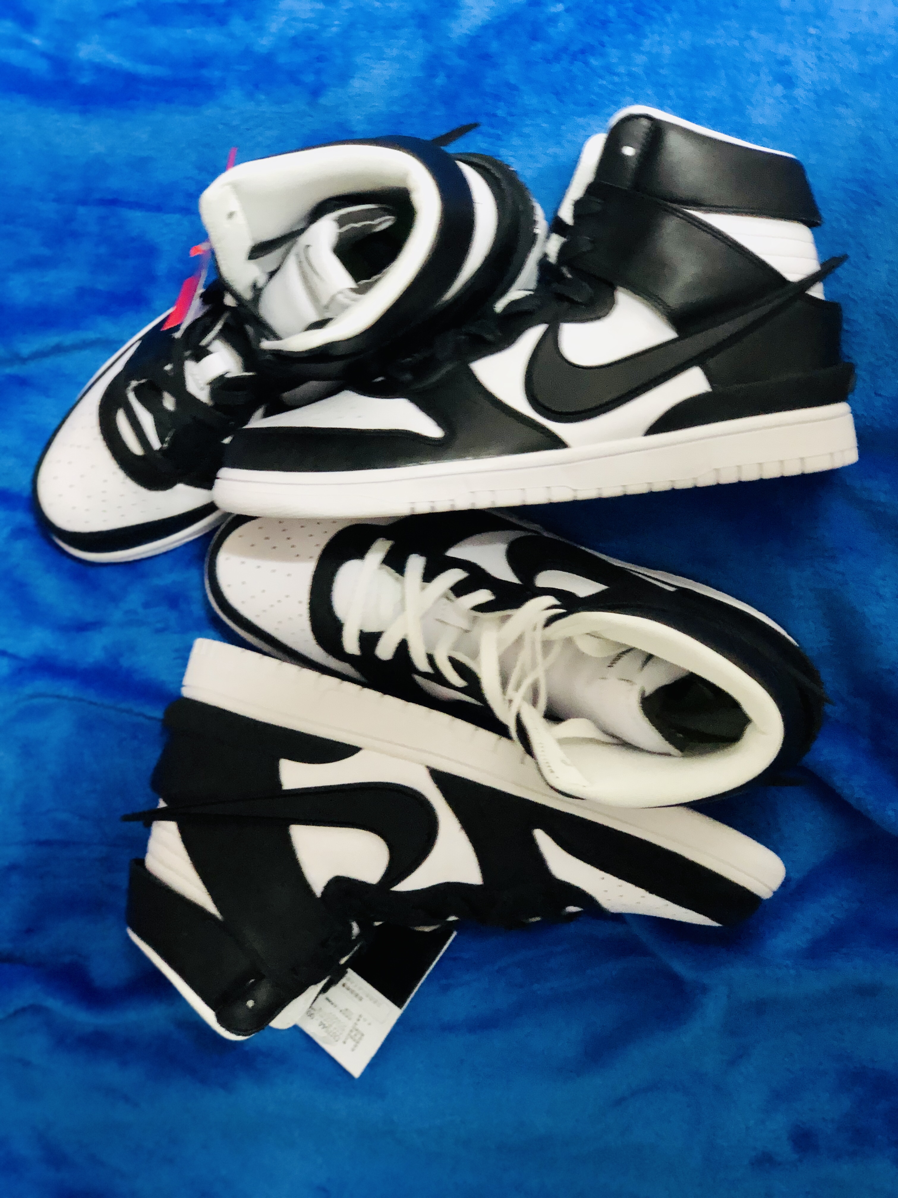 Nike x Ambush Dunk High Black 착용 스타일 - 1