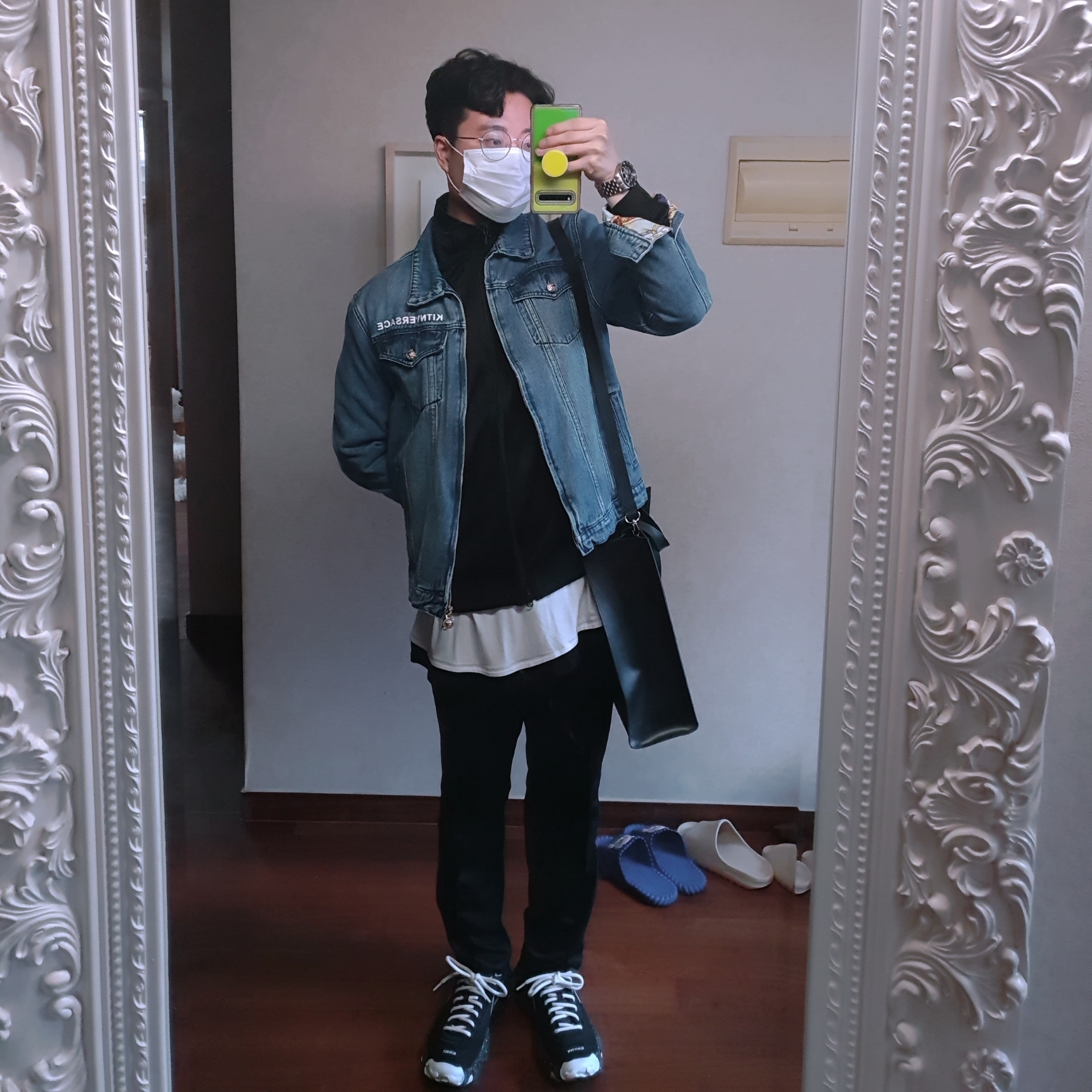Nike x Undercover Overbreak SP Black 착용 스타일 - 4