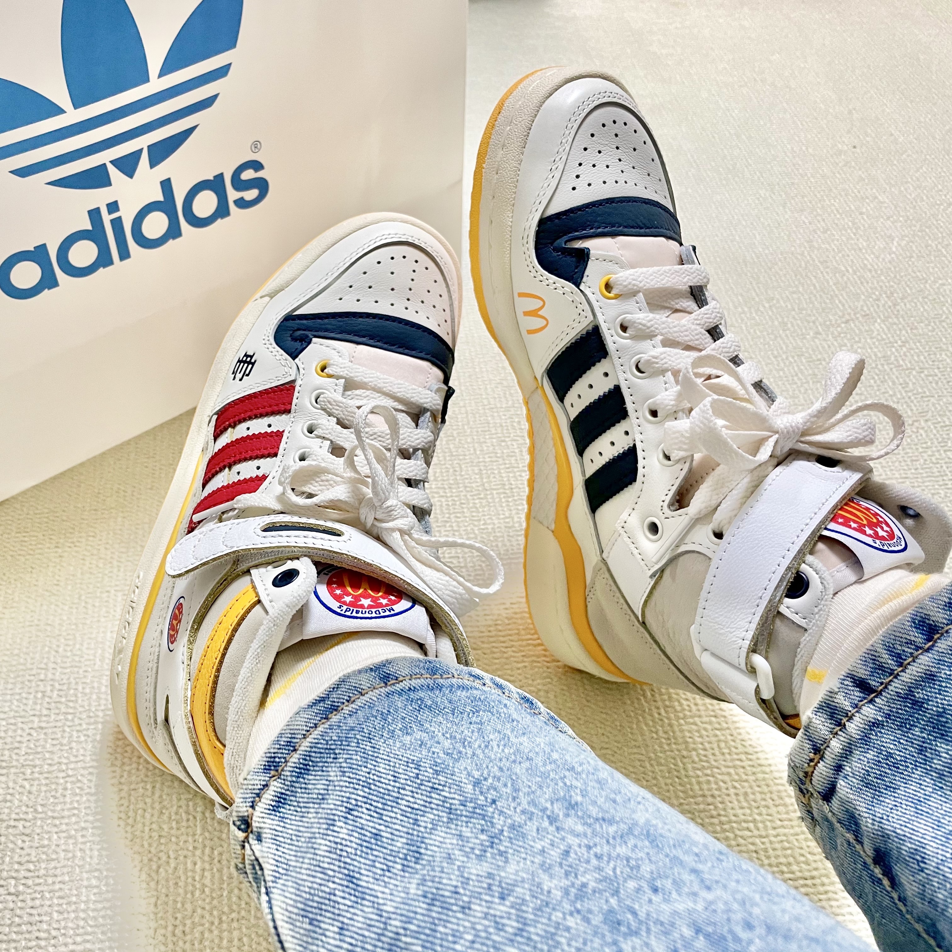 Adidas x Eric Emanuel Forum 84 High McDonald's All American 착용 스타일 - 1