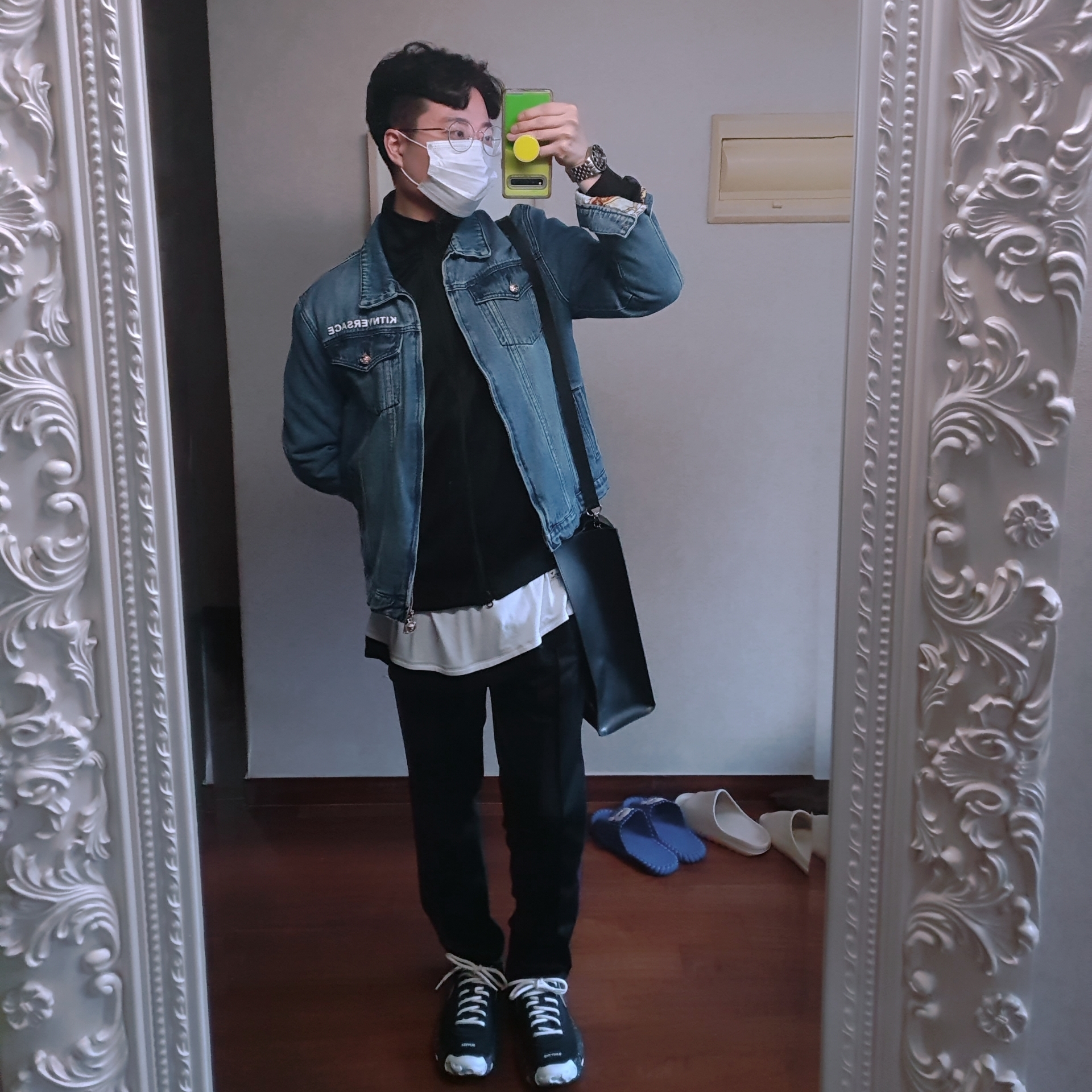 Nike x Undercover Overbreak SP Black 착용 스타일 - 1