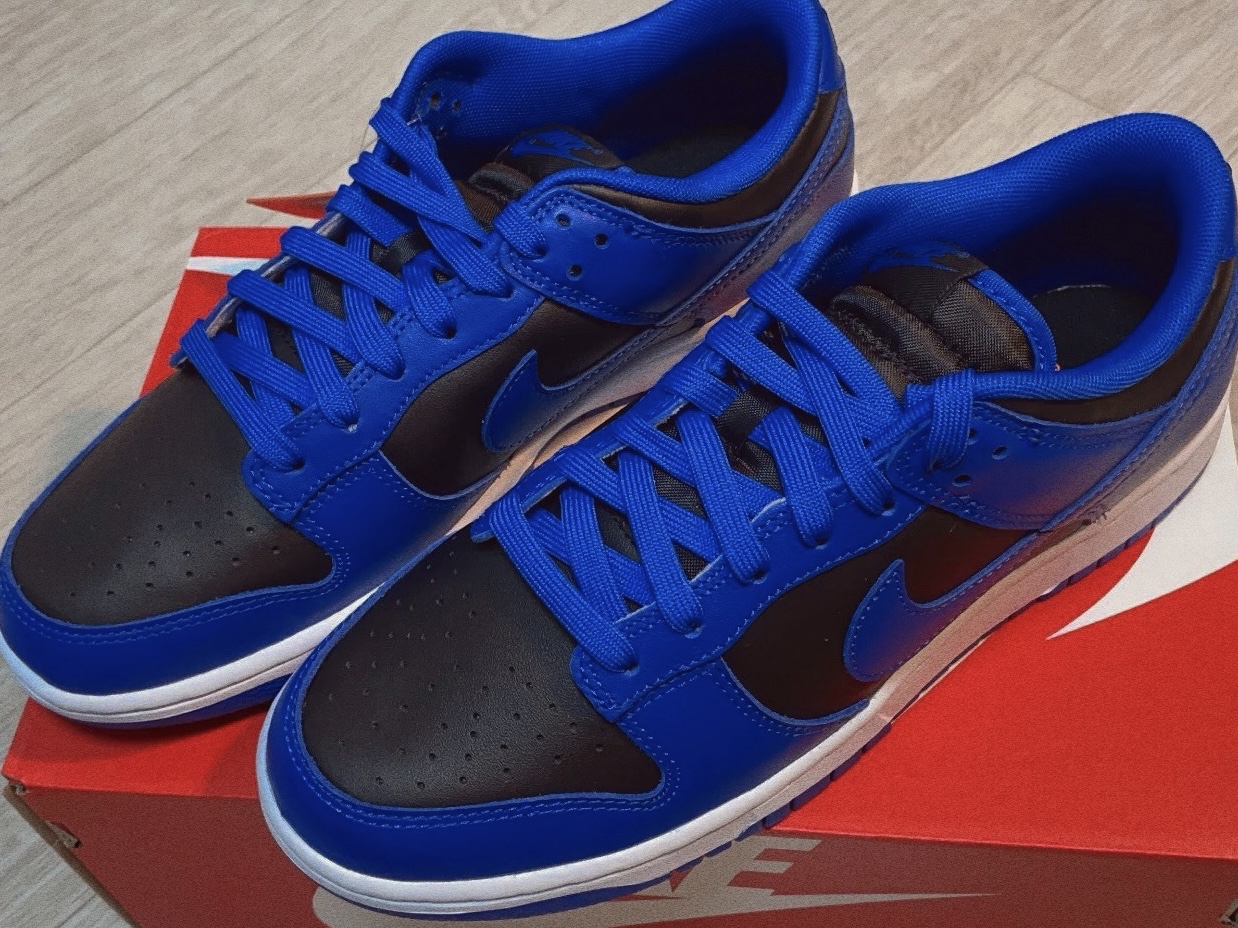 Nike Dunk Low Retro Hyper Cobalt 착용 스타일
