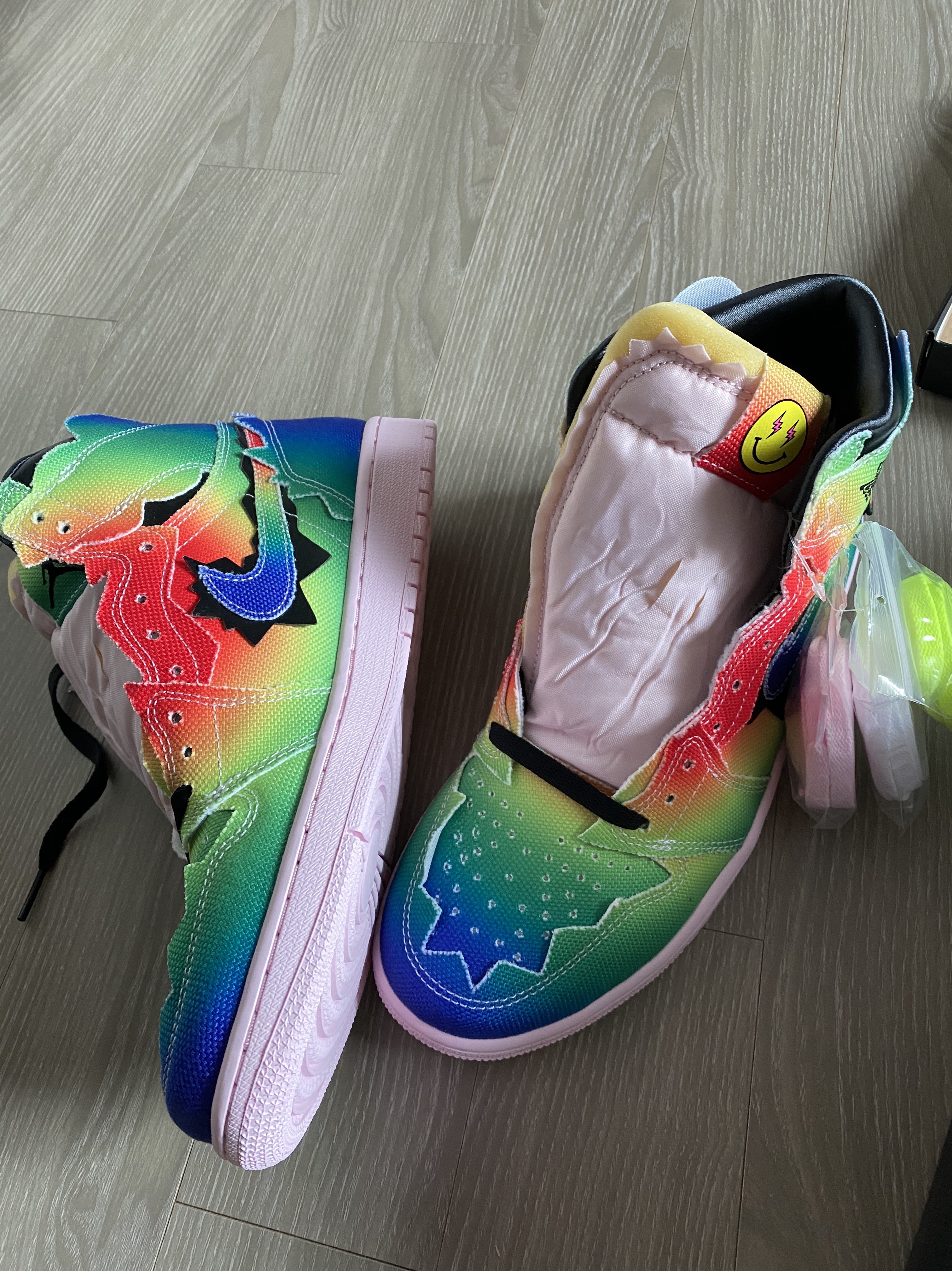 Jordan 1 x J Balvin Retro High OG 착용 스타일 - 1