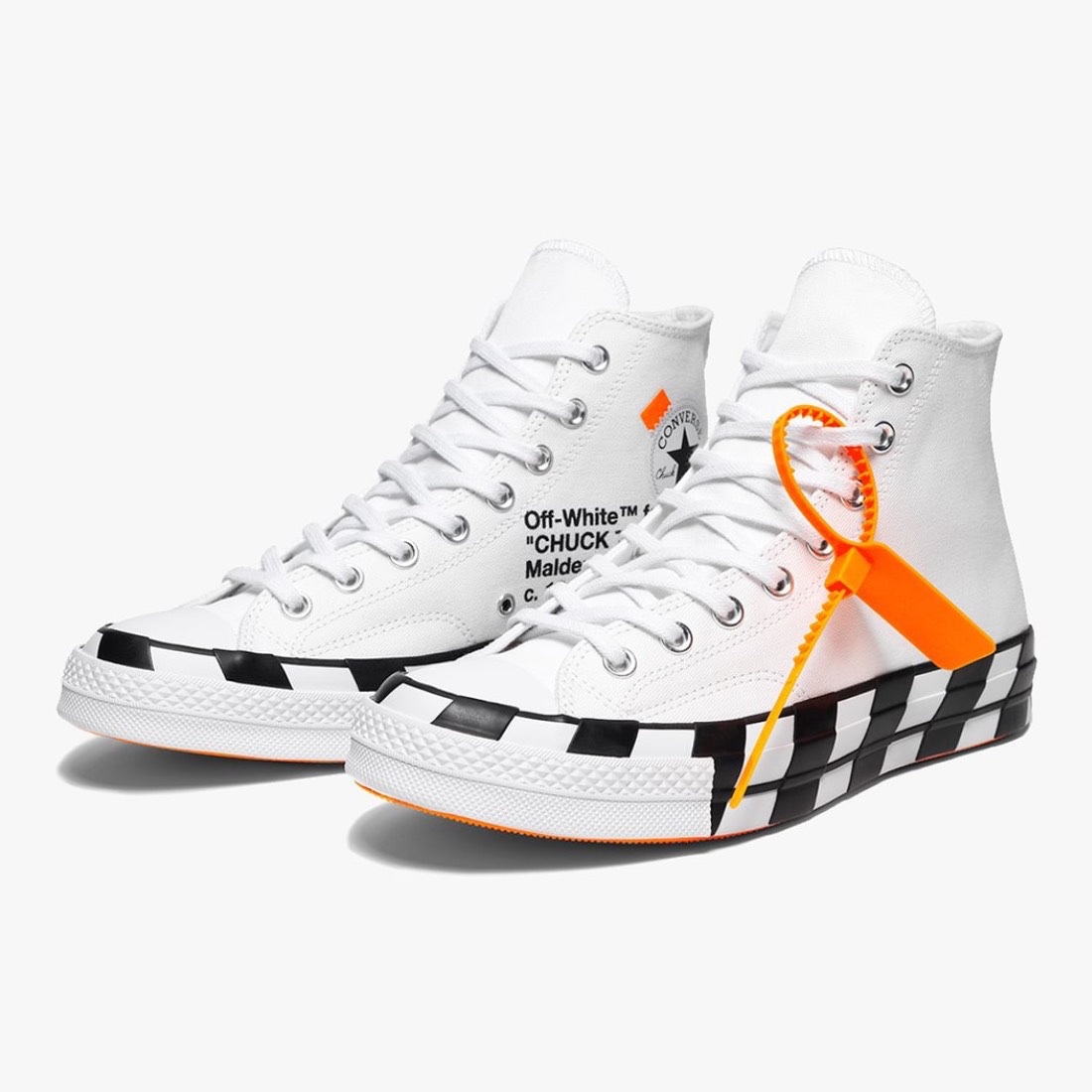 Converse x Off-White Chuck 70 High V2 2018 착용 스타일 - 2