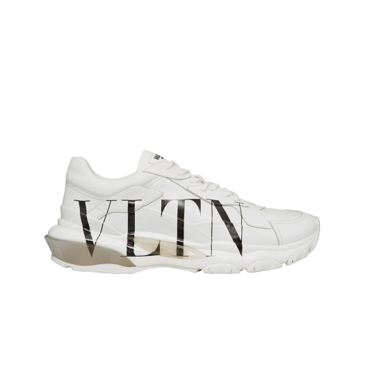 Valentino Bounce Calfskin Sneakers White Black - 21SS