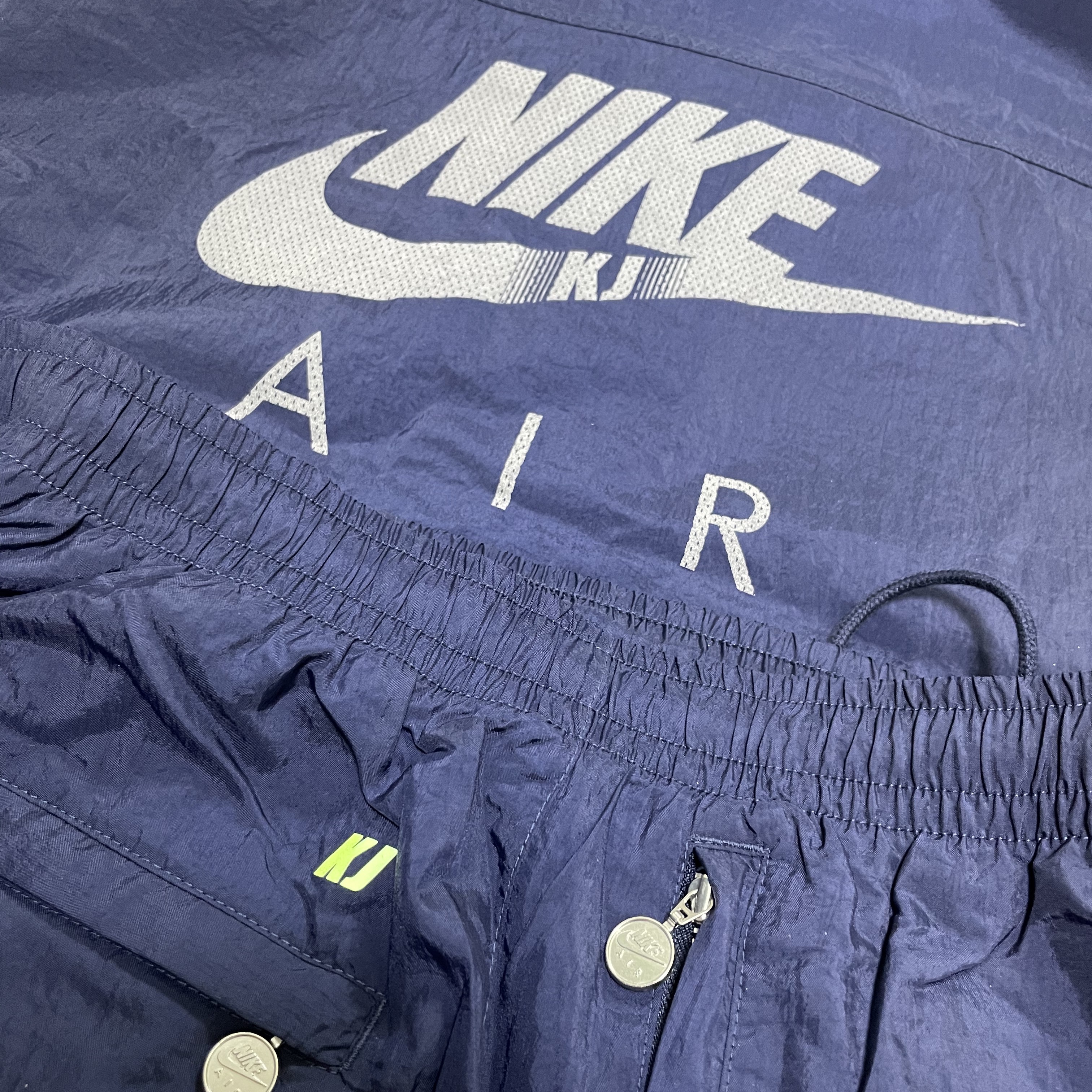 Nike x Kim Jones Track Pants Navy - Asia, Nike x Kim Jones Reversible Wind Breaker Navy - Asia 착용 스타일