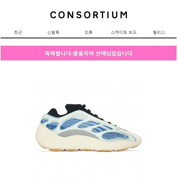 Adidas Yeezy 700 V3 Kyanite 착용 스타일