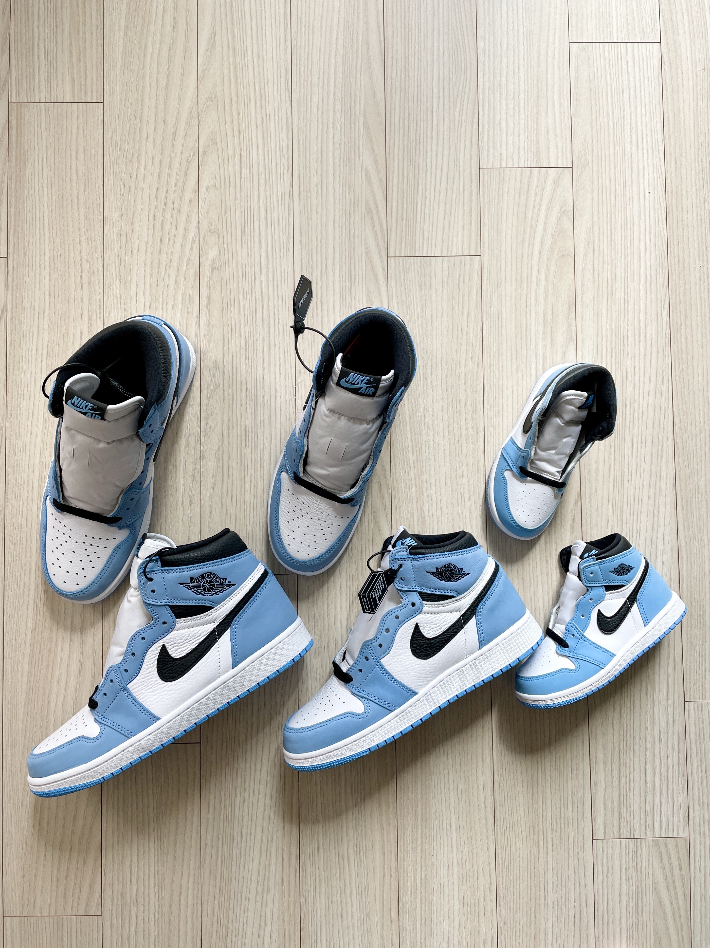 (TD) Jordan 1 Retro High OG University Blue, Jordan 1 Retro High OG University Blue 착용 스타일 - 2